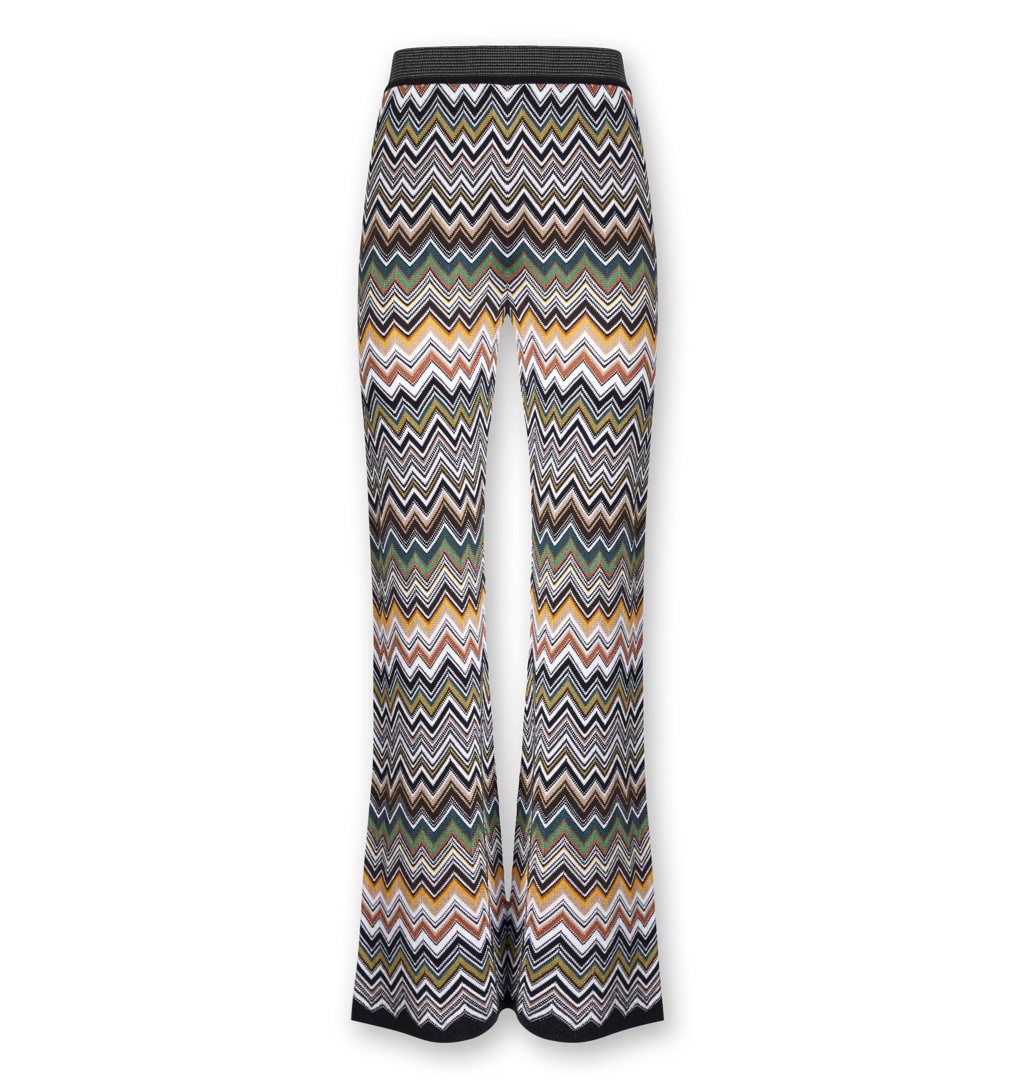 Long Pants with Chevron Pattern