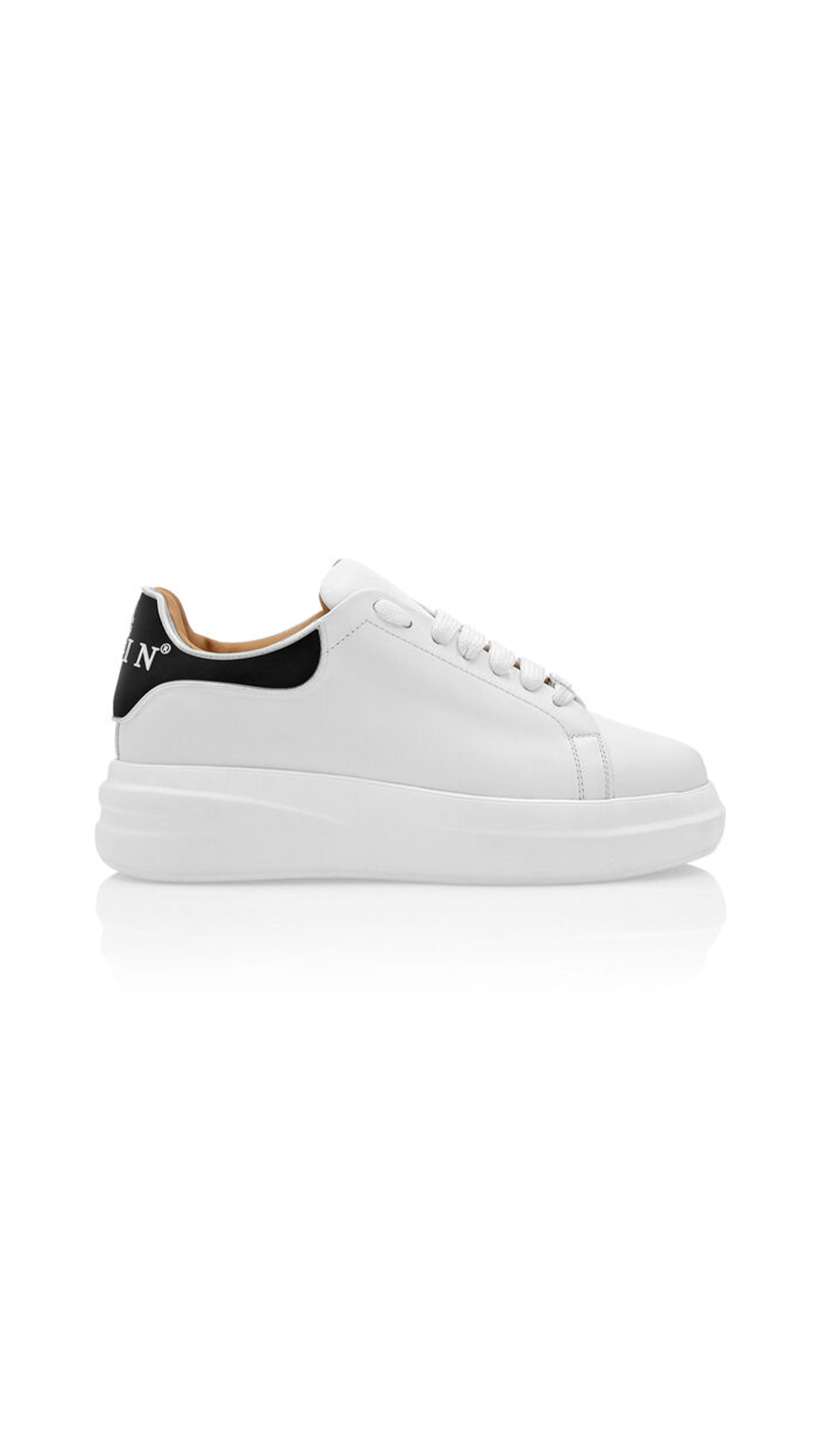 Leather Lo-Top Sneakers - White