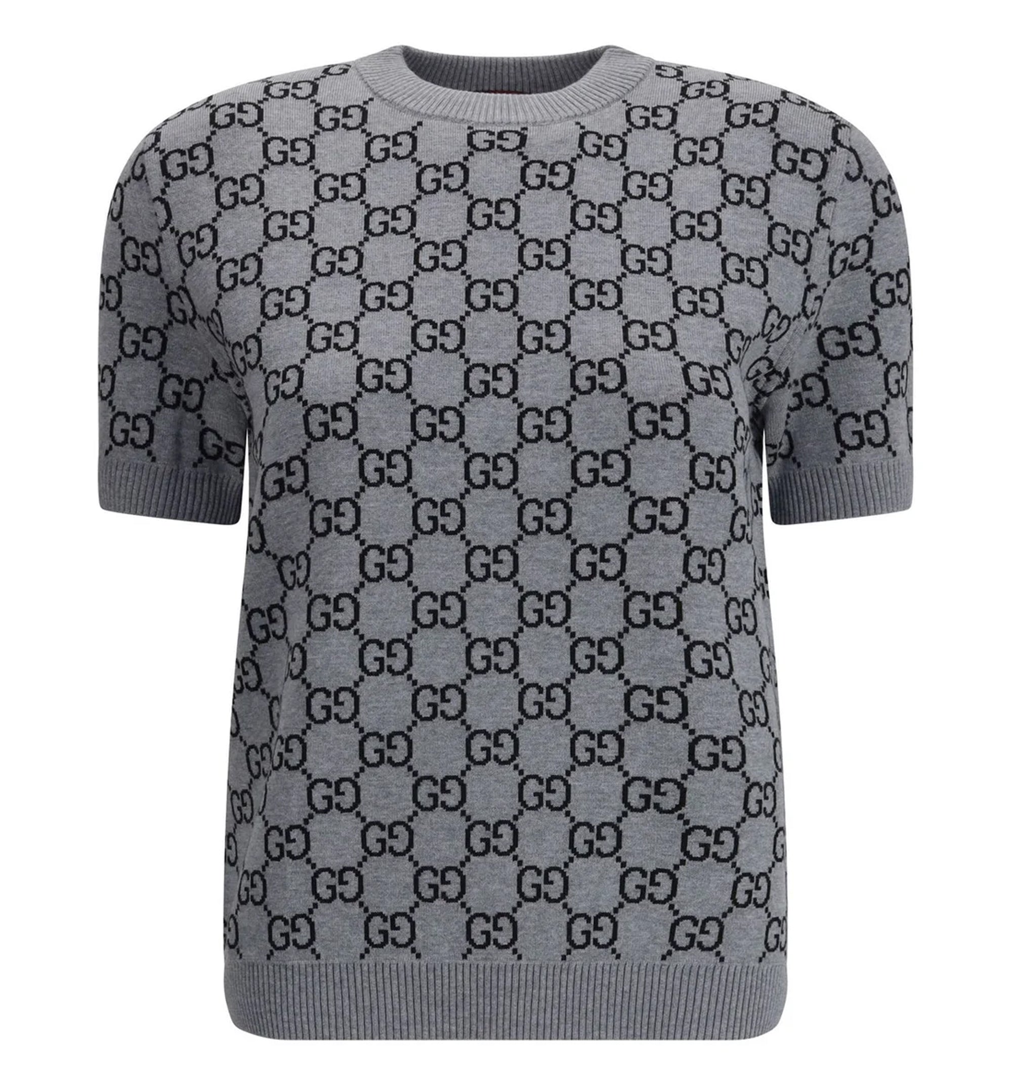Reversible GG Wool Jacquard Top