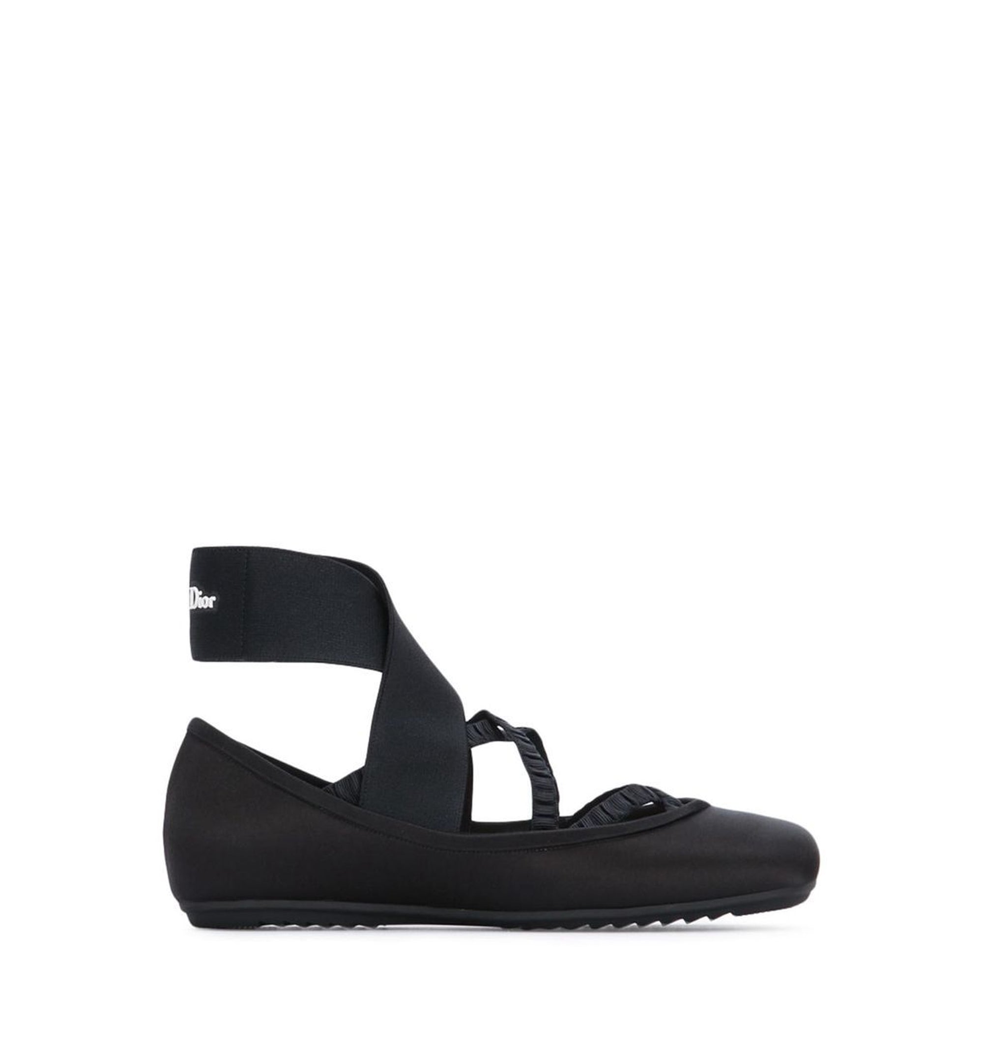 Dior Shade Satin Ballet Flat - Black