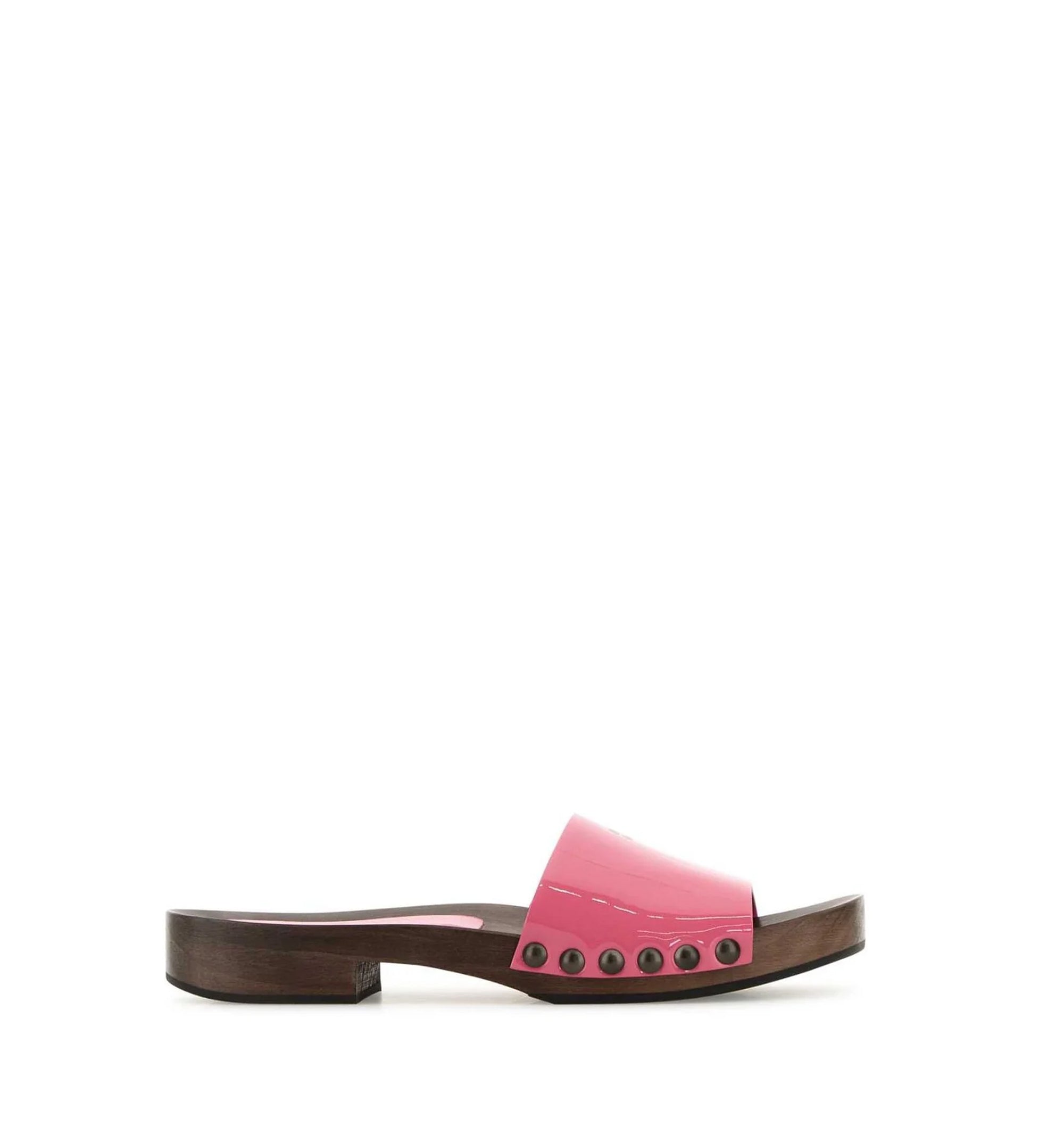 Miu Miu Logo-Printed Slides