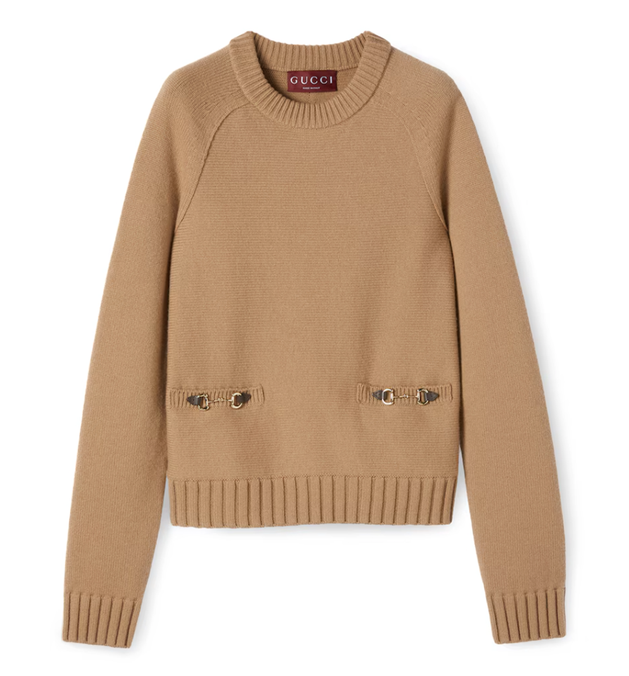 Wool Cashmere Top with Horsebit