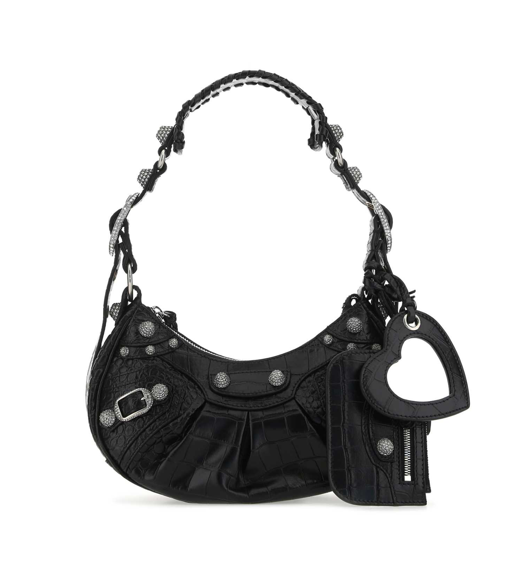 Le Cagole Shoulder Bag XS with Rhinestones