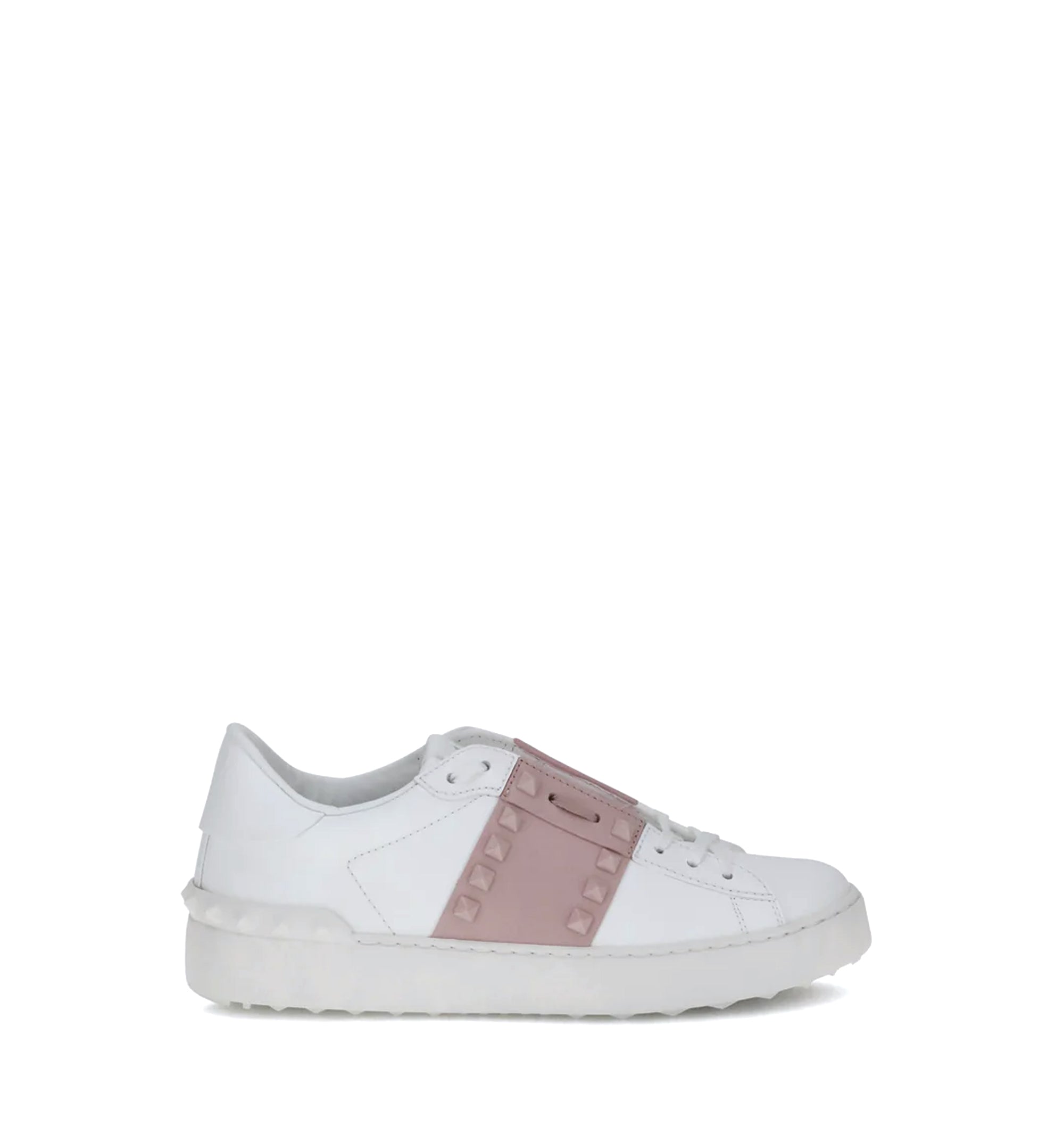 Rockstud Untitled Calfskin Sneaker