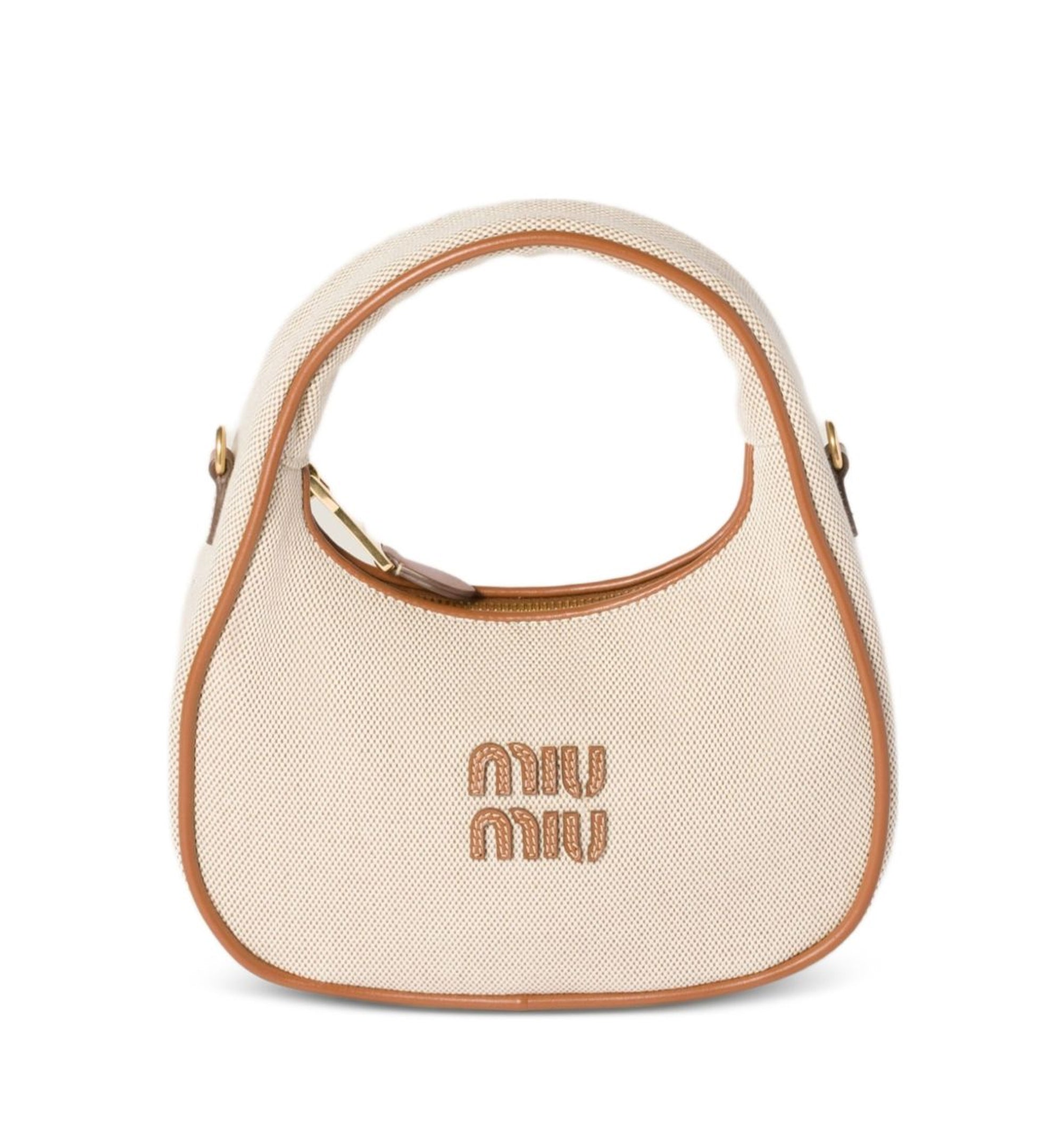 Wander Canvas And Leather Small Hobo Bag