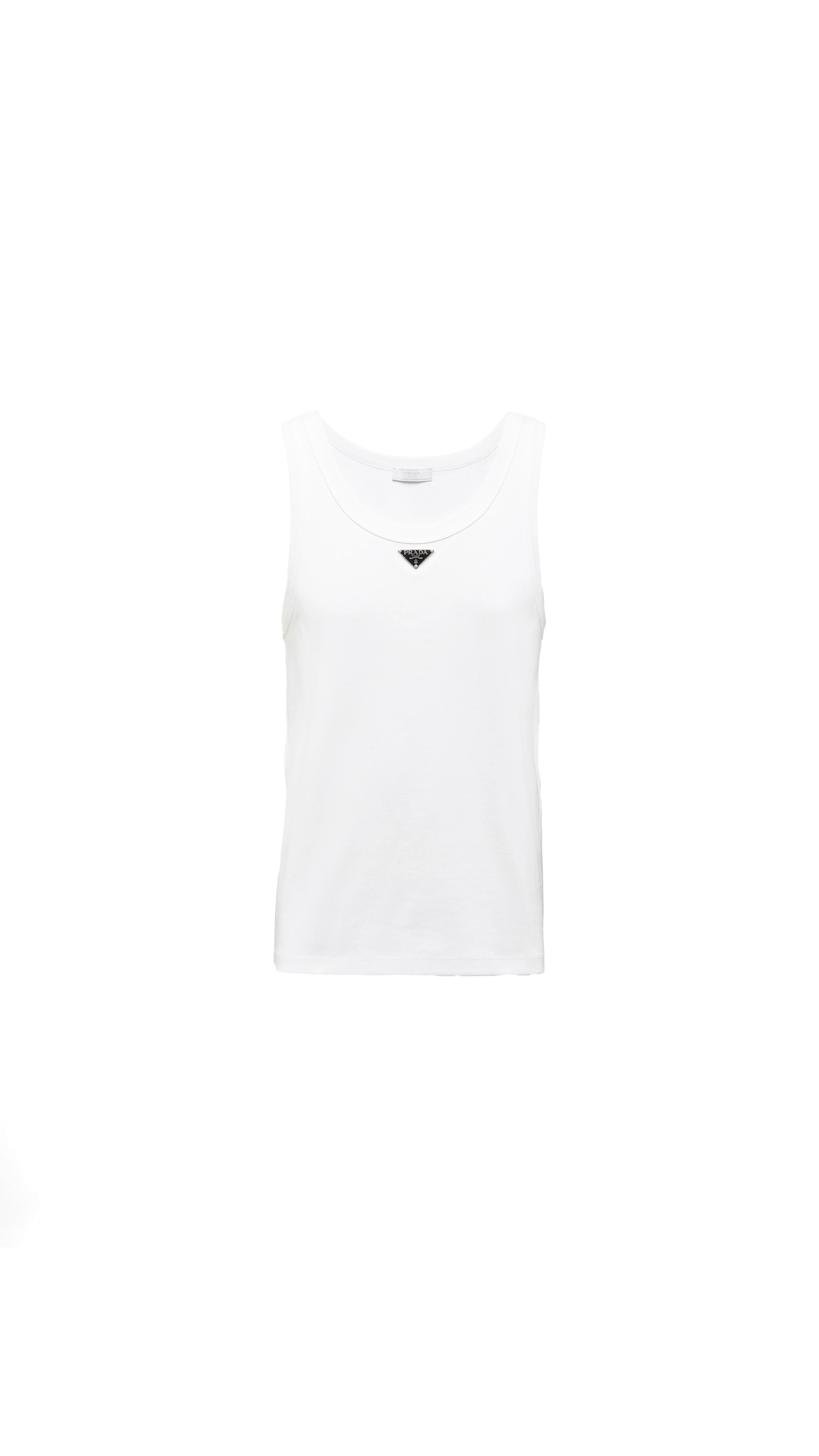 Cotton Tank Top - White