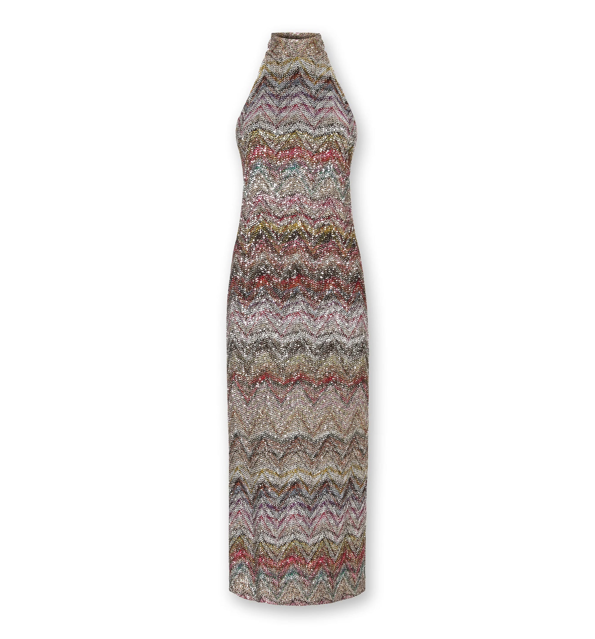 Midi Dress With Halter Neck