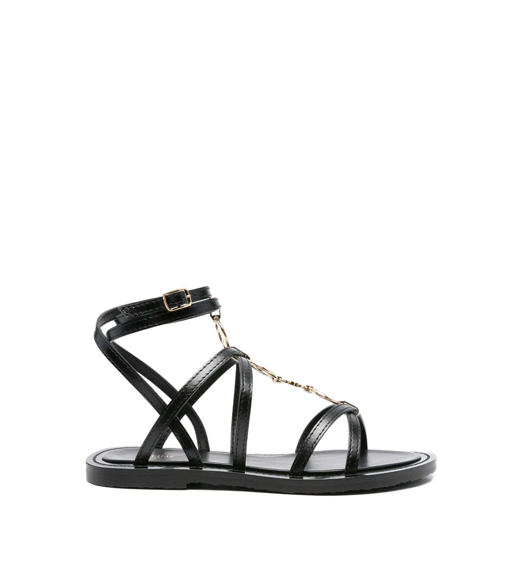 Lympia Strappy Jewel Sandals in Calfskin