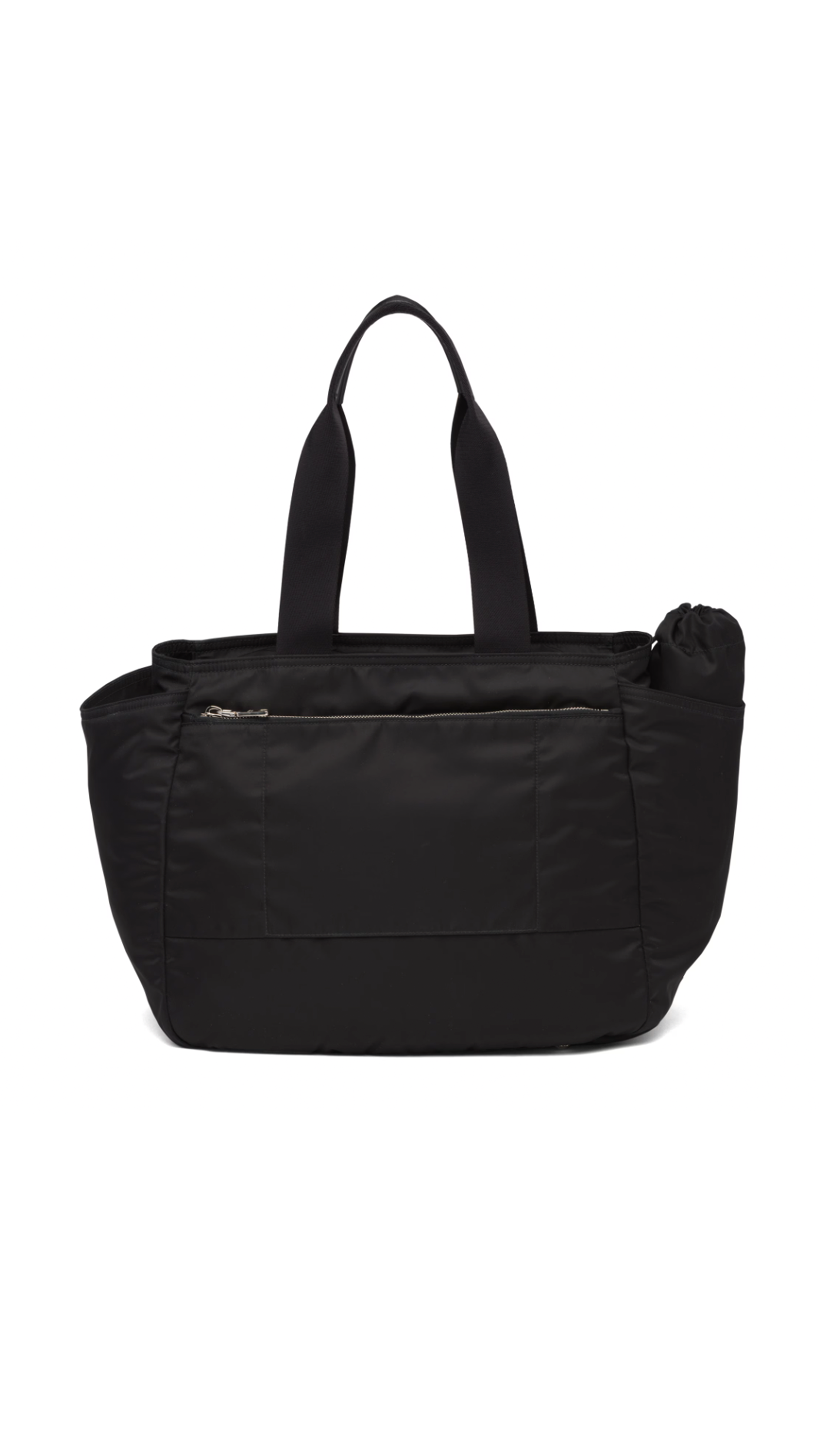 Re-Nylon Baby Diaper Bag - Black