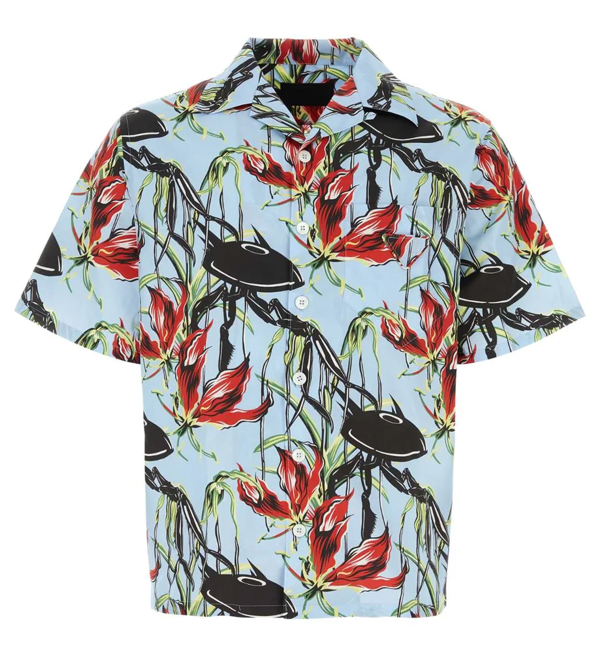 Prada Allover Graphic Printed Shirt