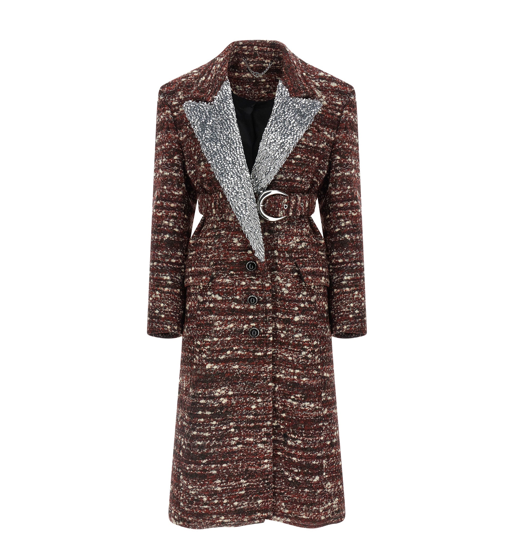 Bouclé Wool Coat