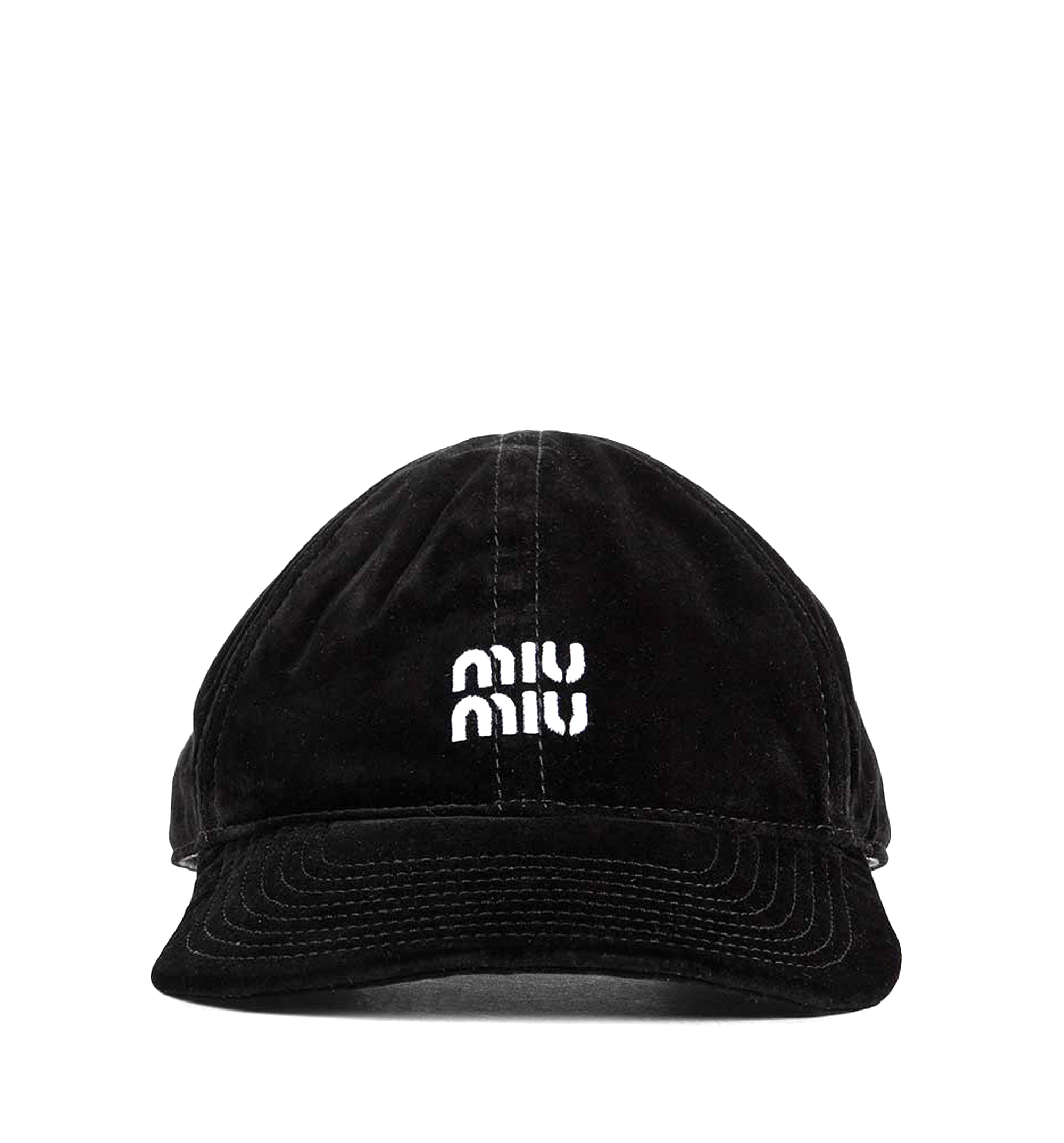 Velvet Baseball Cap - Black