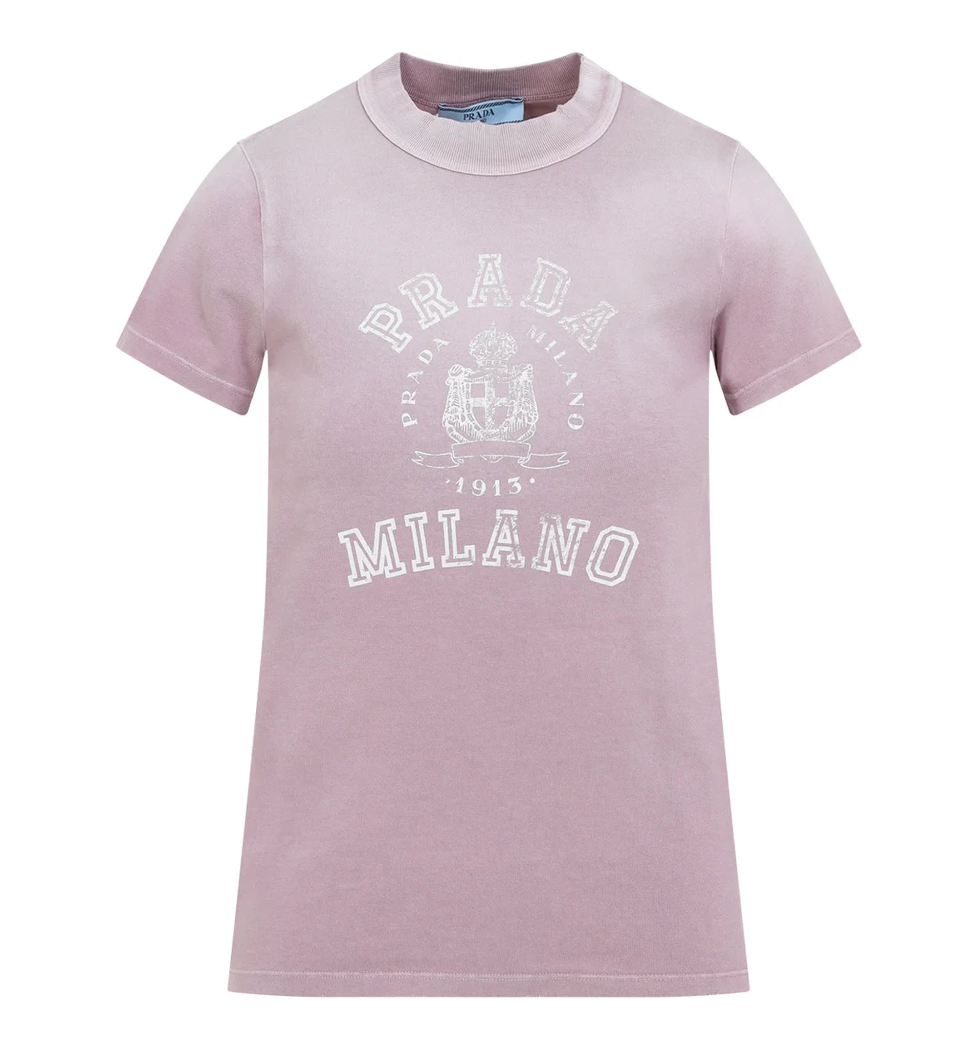 Prada Logo Printed Crewneck T-Shirt