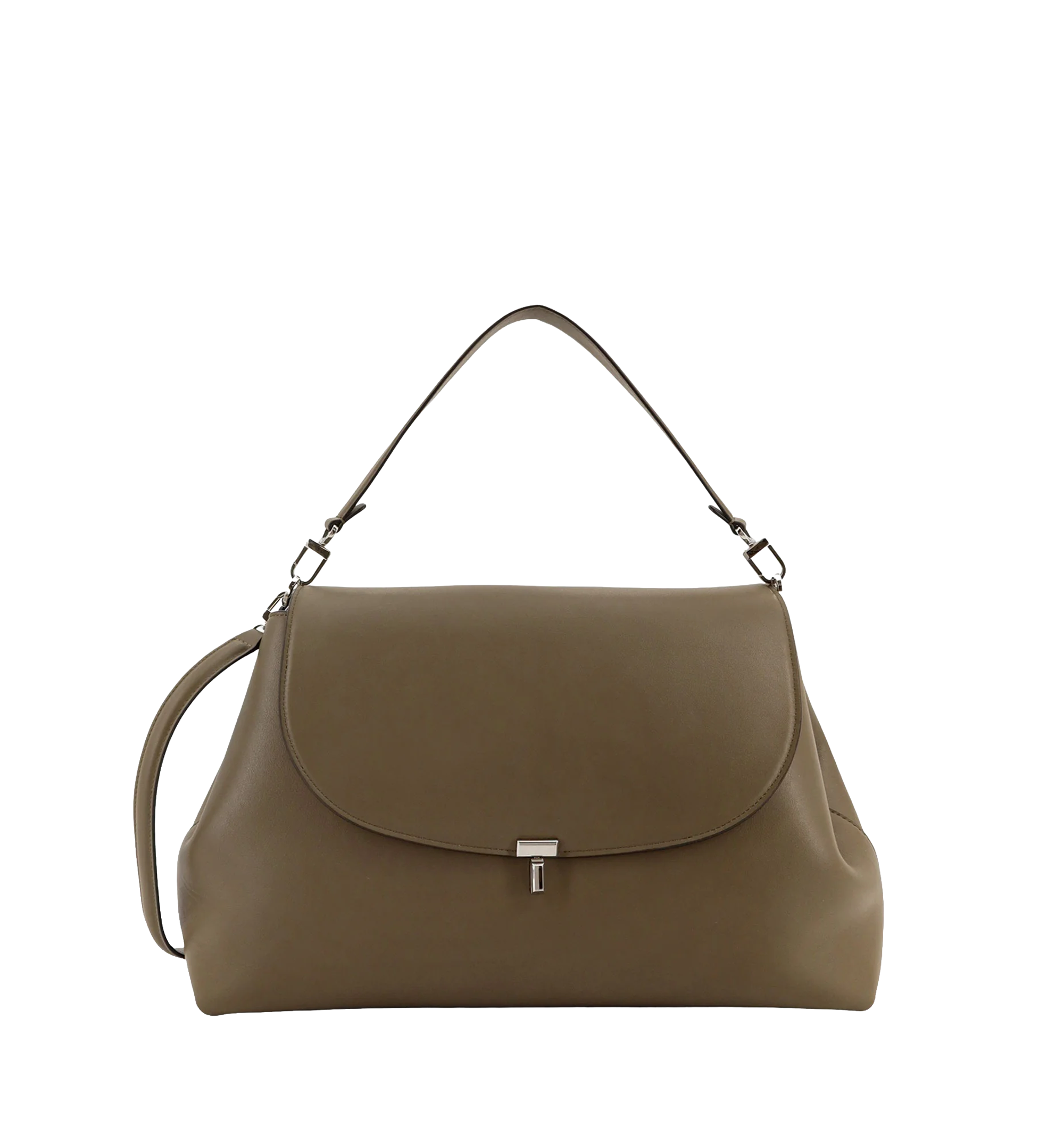 T-Lock Leather Shoulder Bag