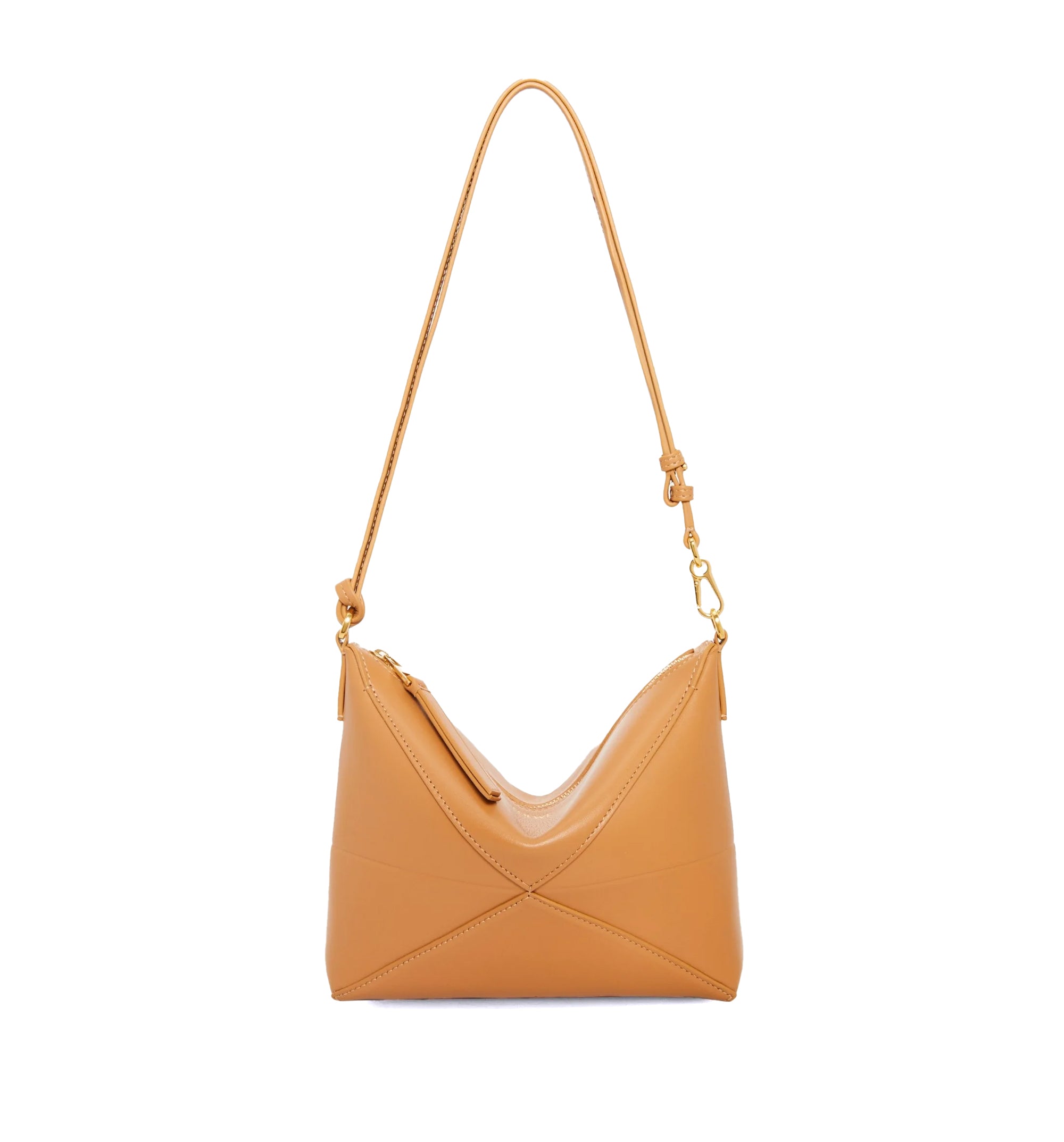 Puzzle Fold Pouch In Shiny Nappa Calfskin