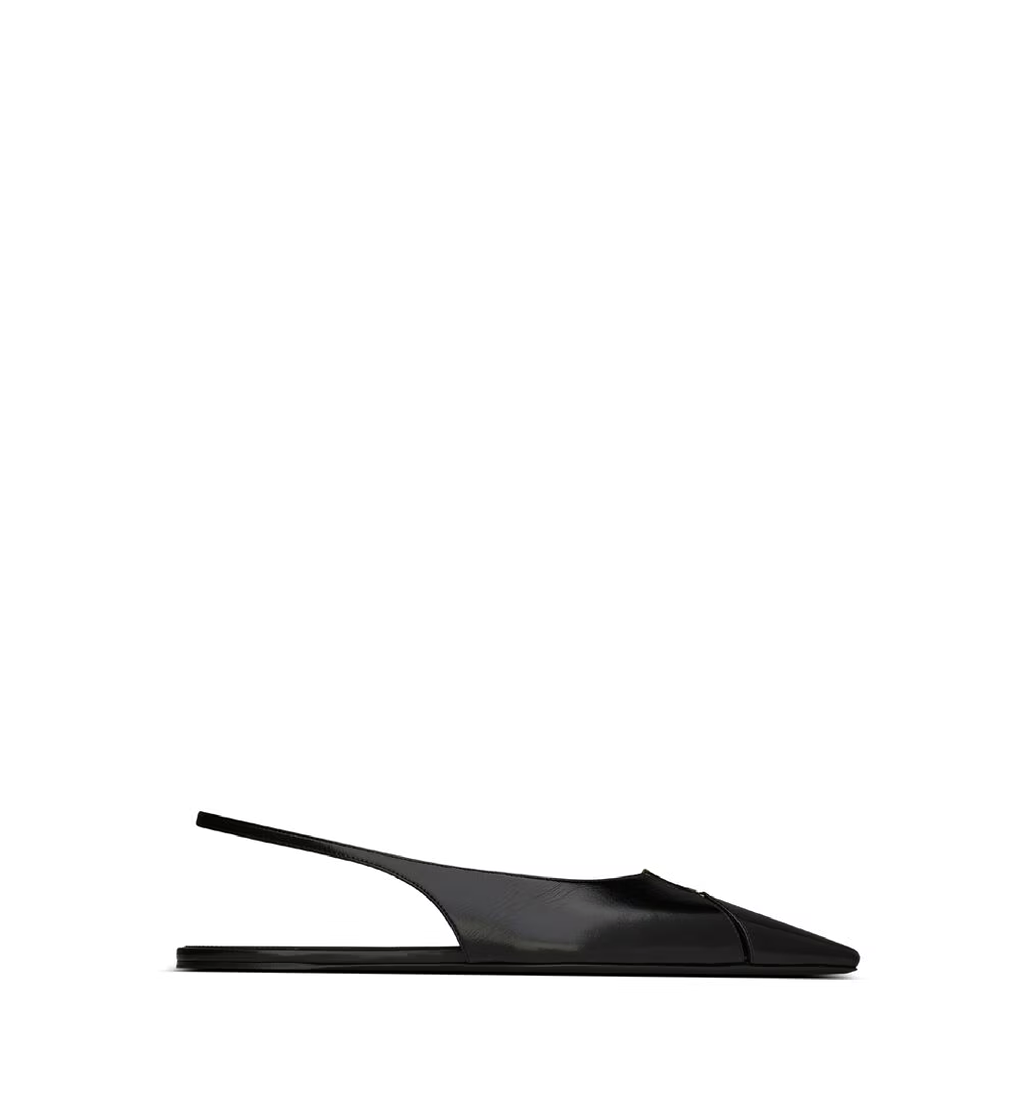 Babylone Slingback Flats in Smooth Leather