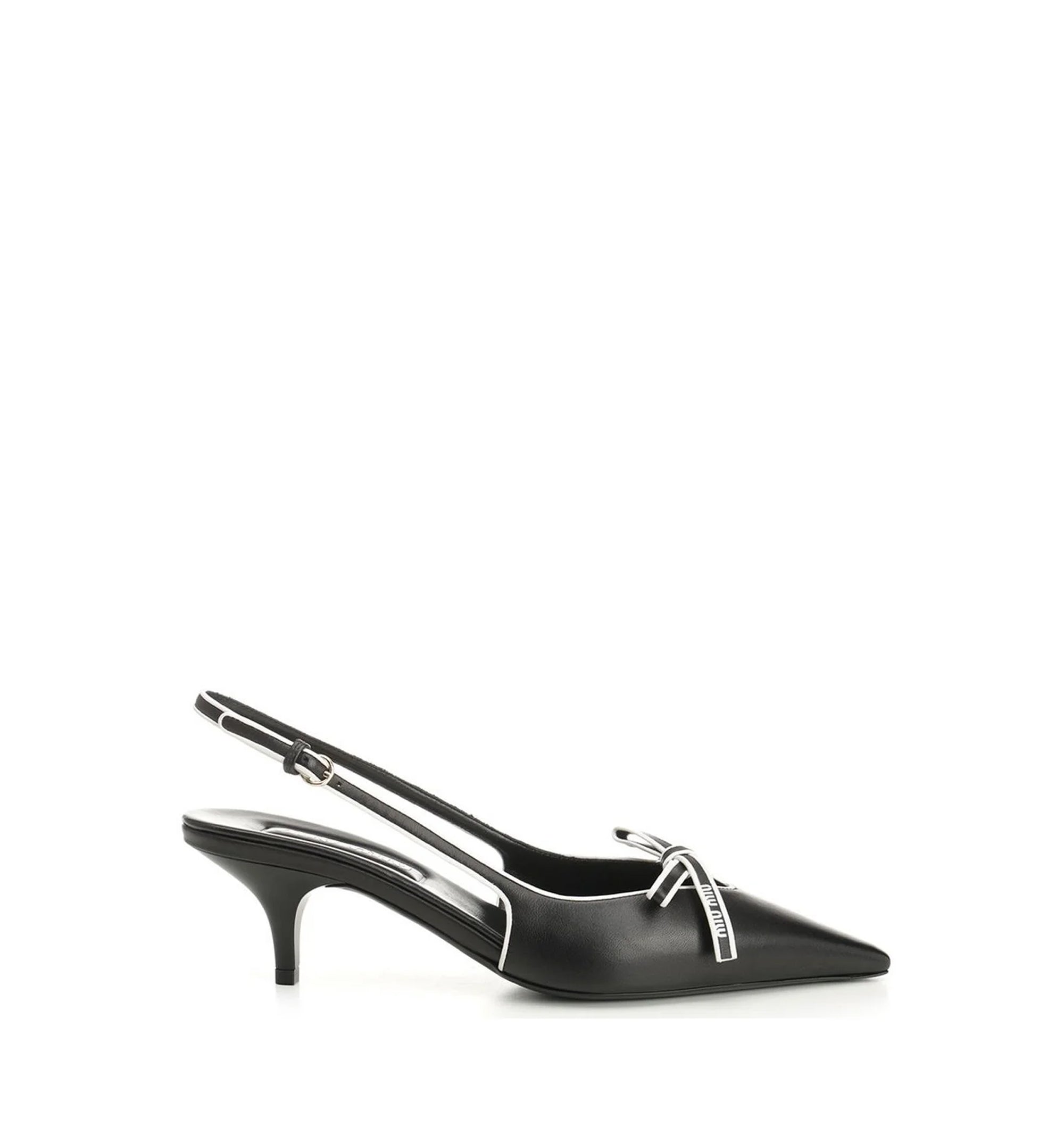 Nappa Leather Slingback Pumps