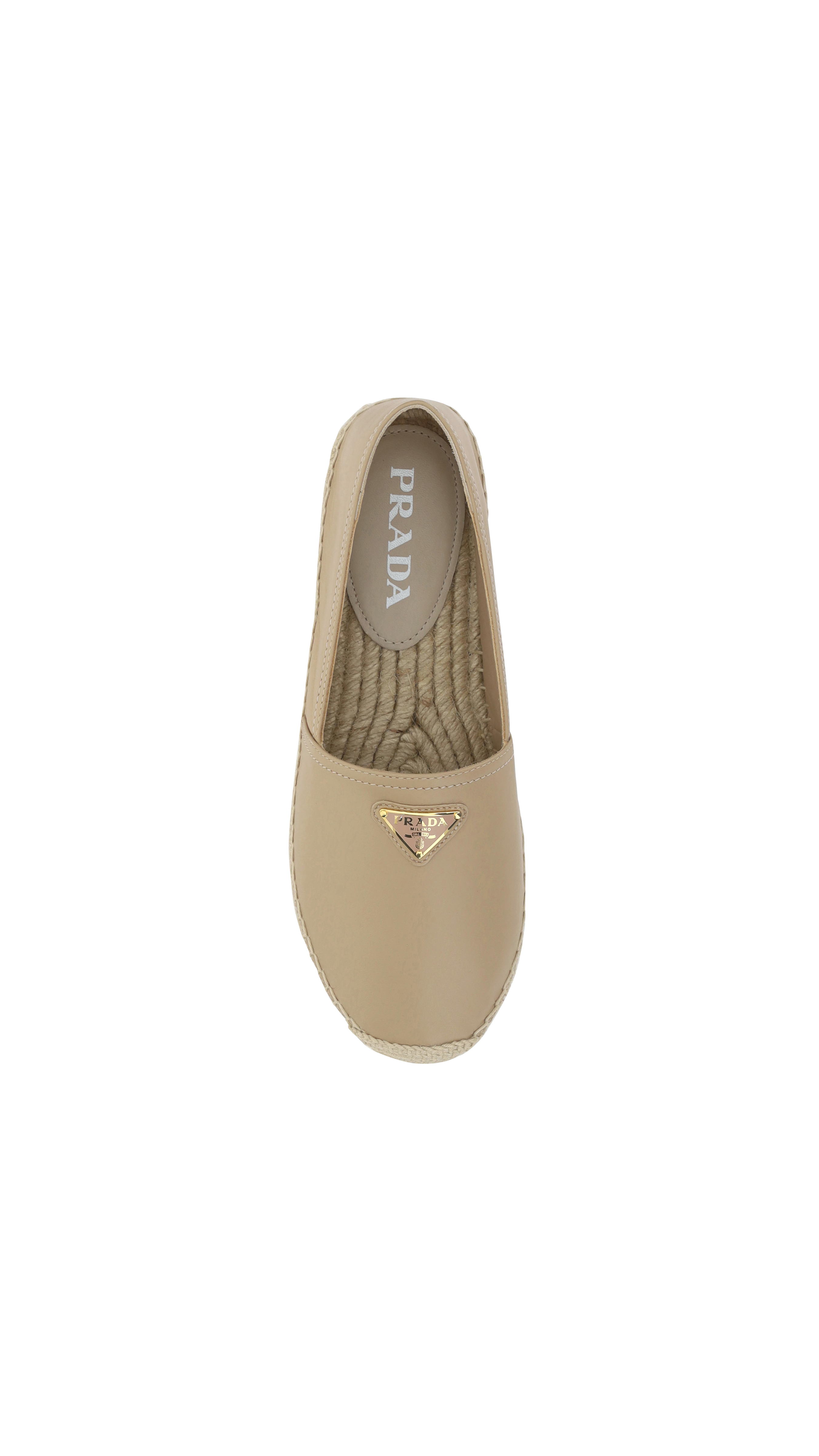 Leather Espadrilles - Sand Beige