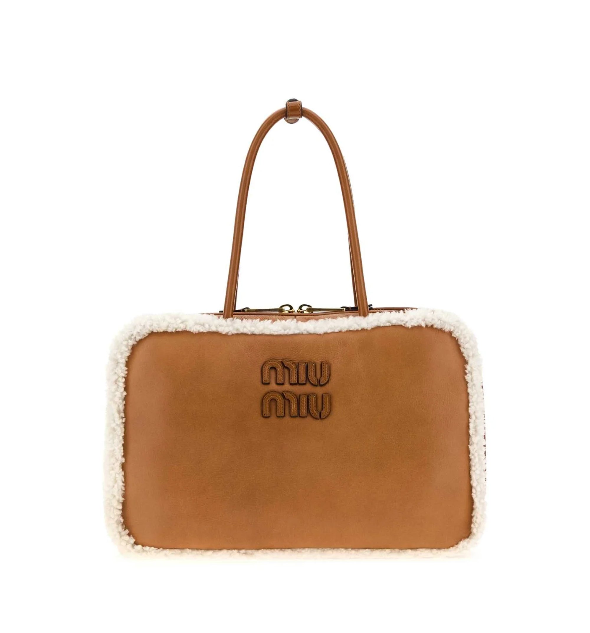 Logo-Detailed Zipped Tote Bag