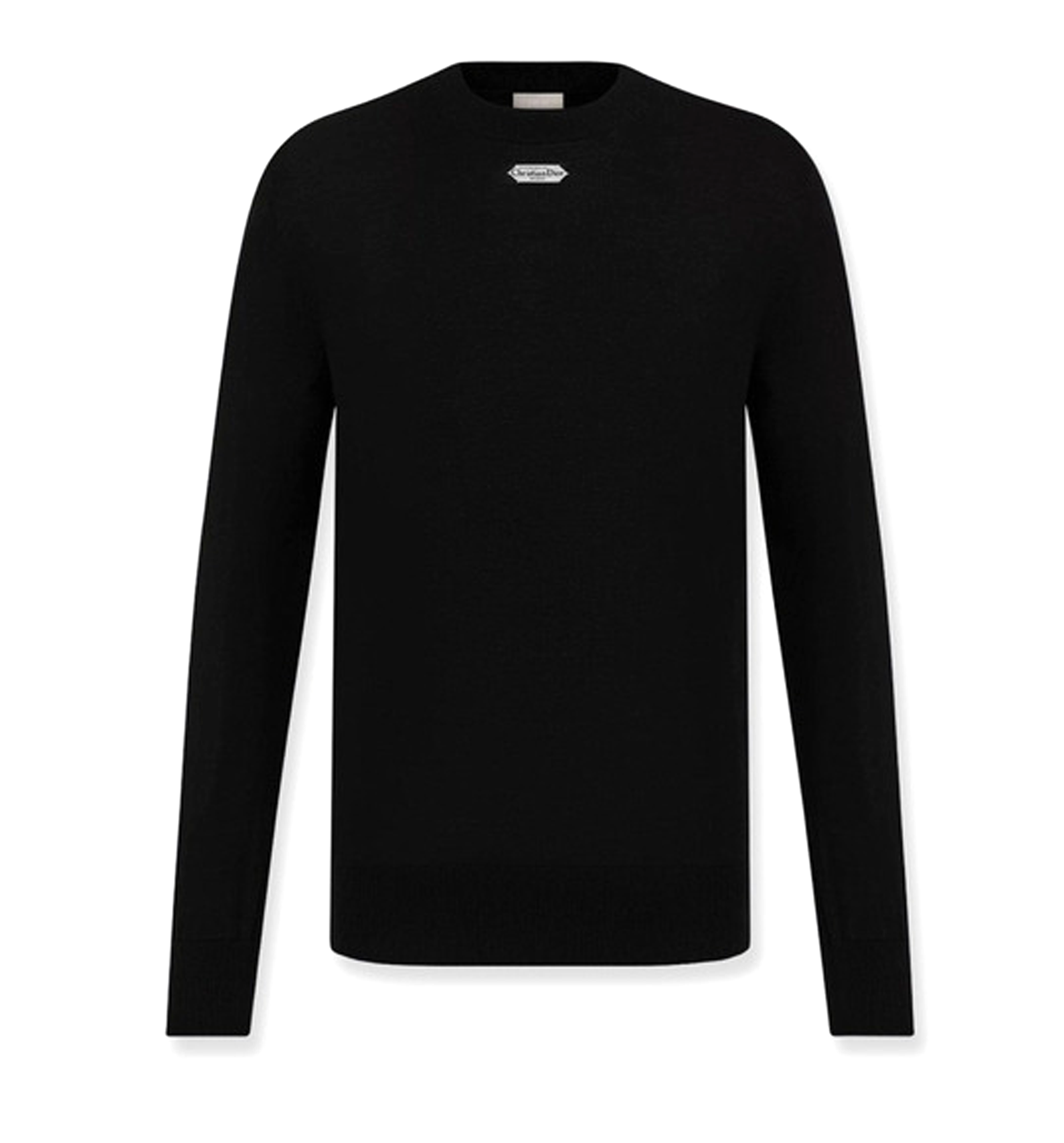Sweater With Christian Dior Paris Tag - Black