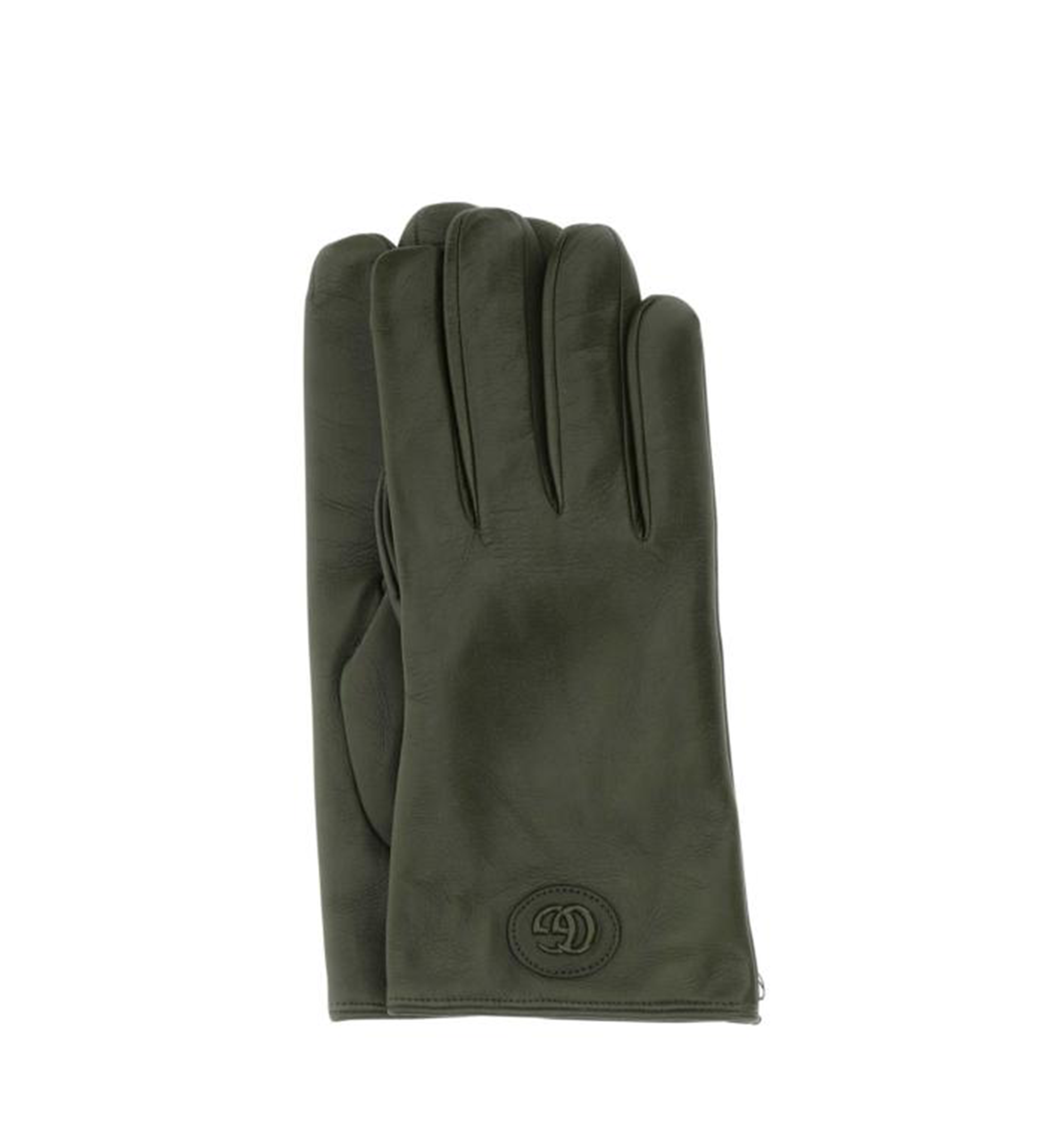 Leather Gloves with Double G