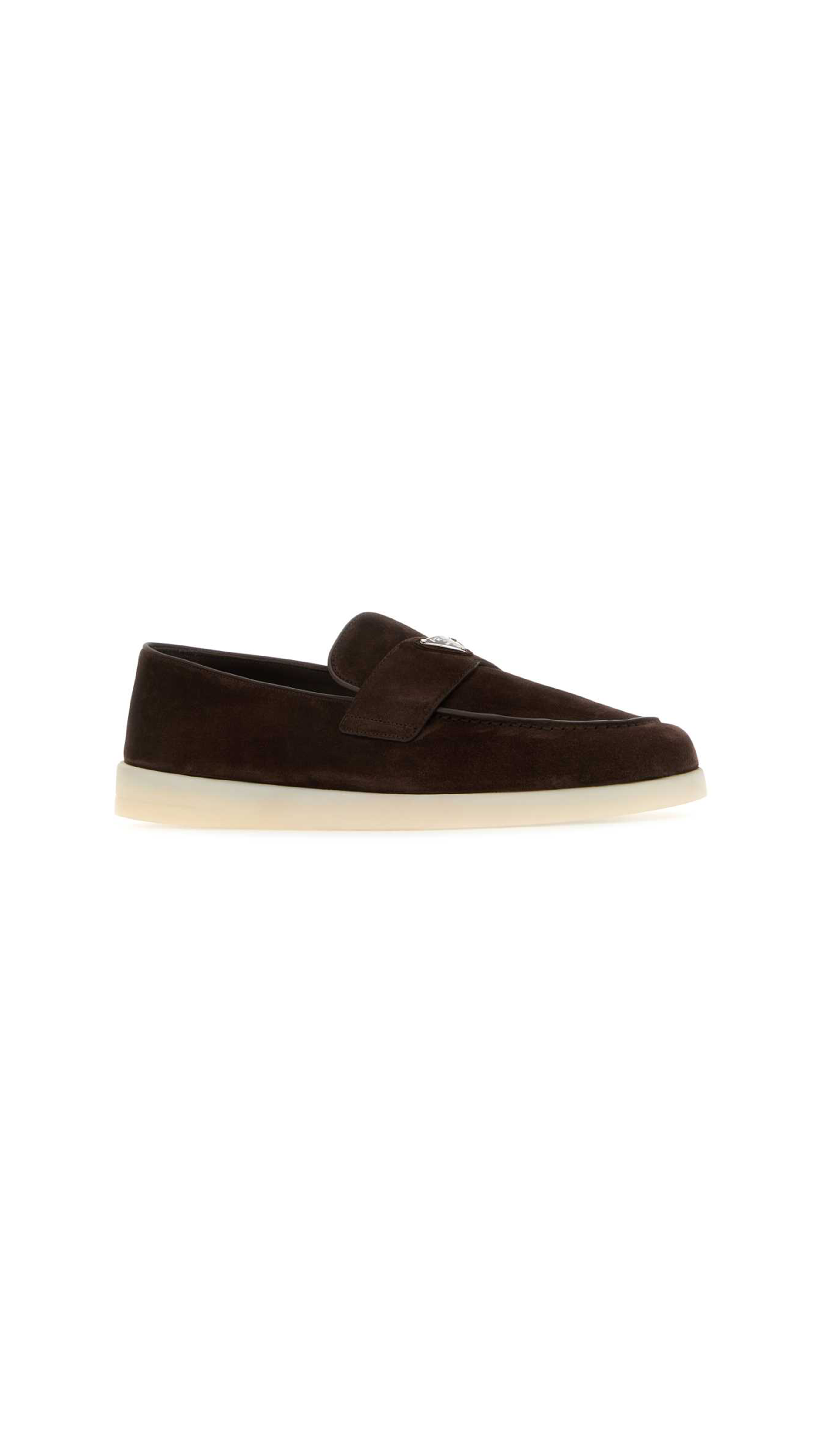 Suede Loafers - Dark Brown