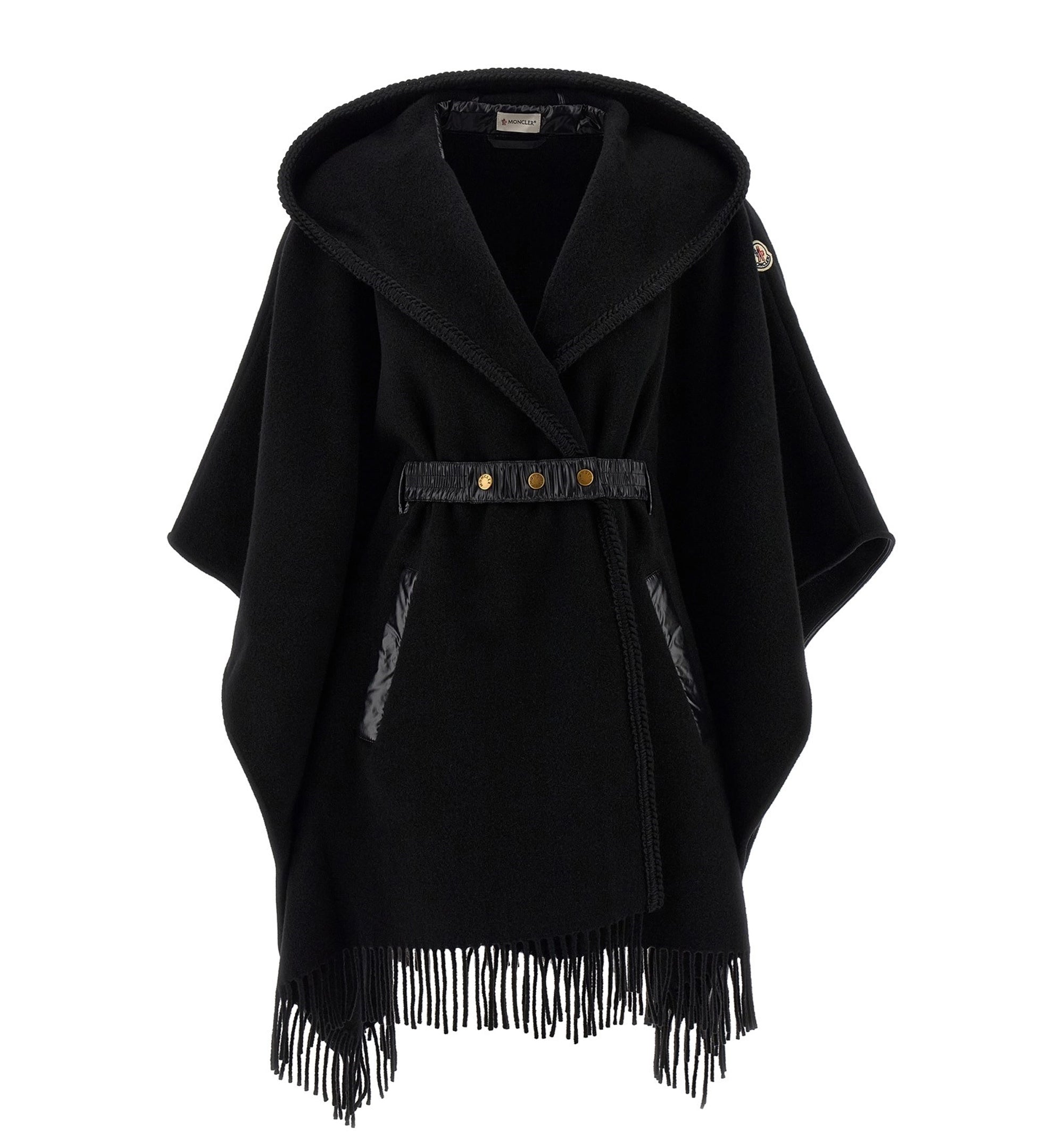 Belted Wool Cape