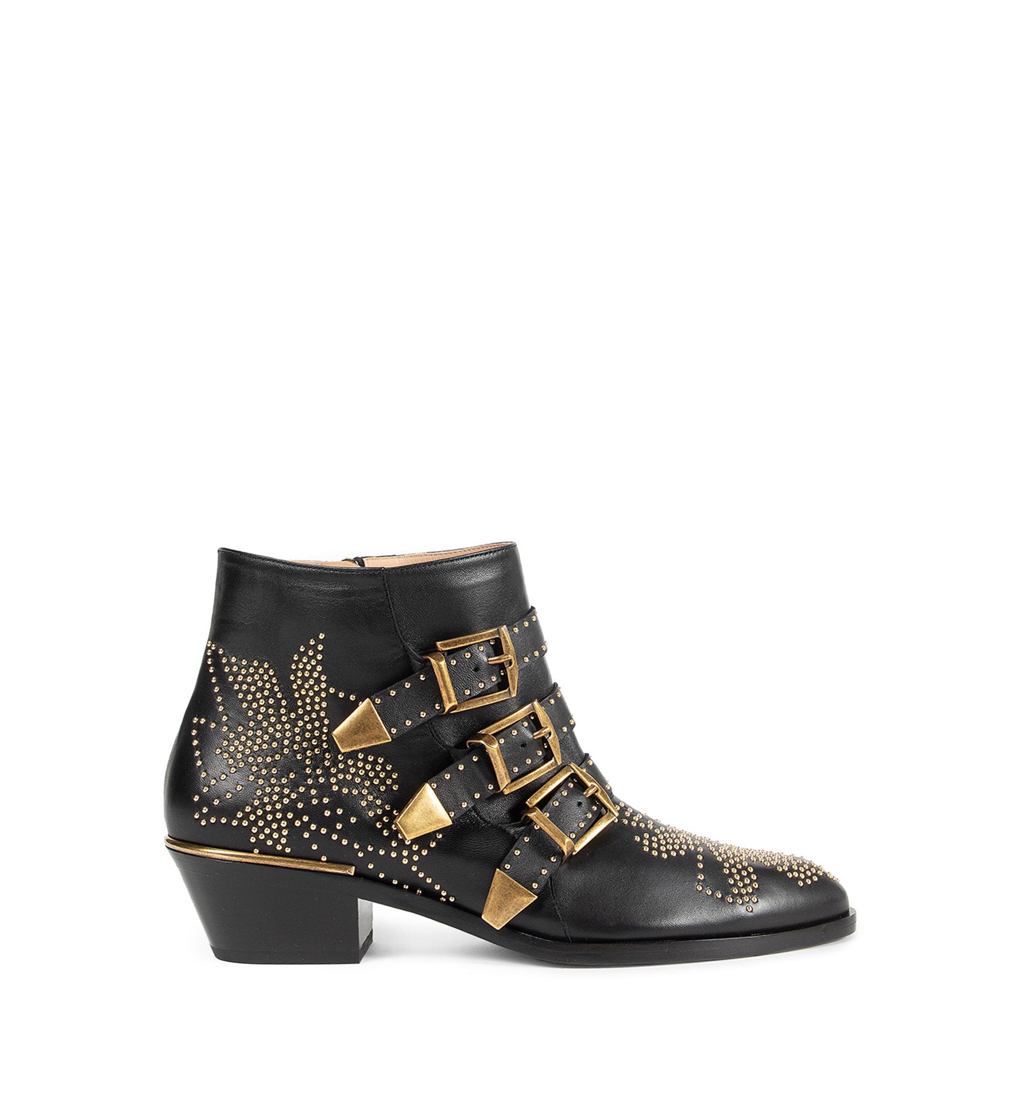Susanna Ankle Boots - Black/Gold