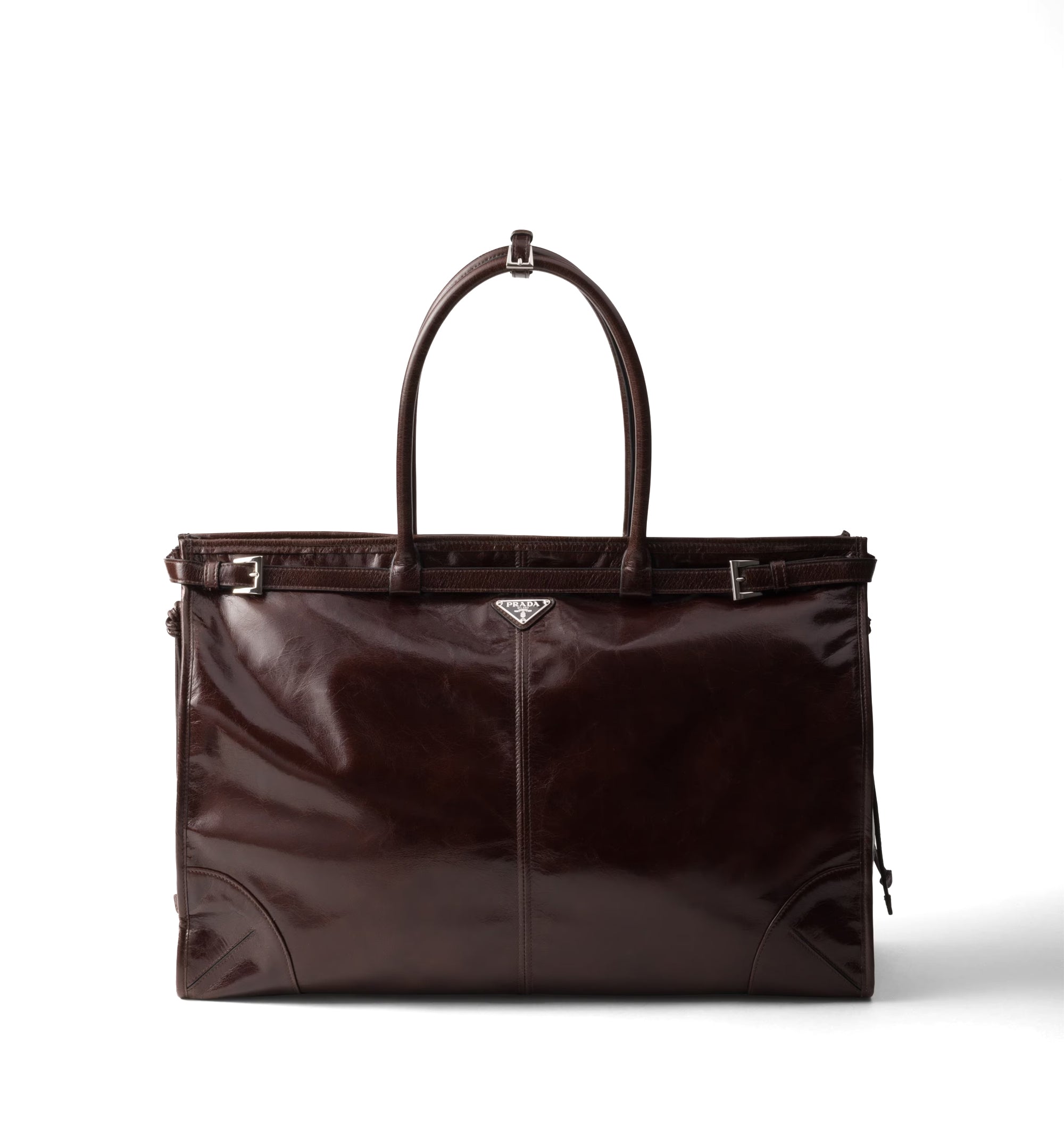 Prada Bonnie Leather Tote Bag