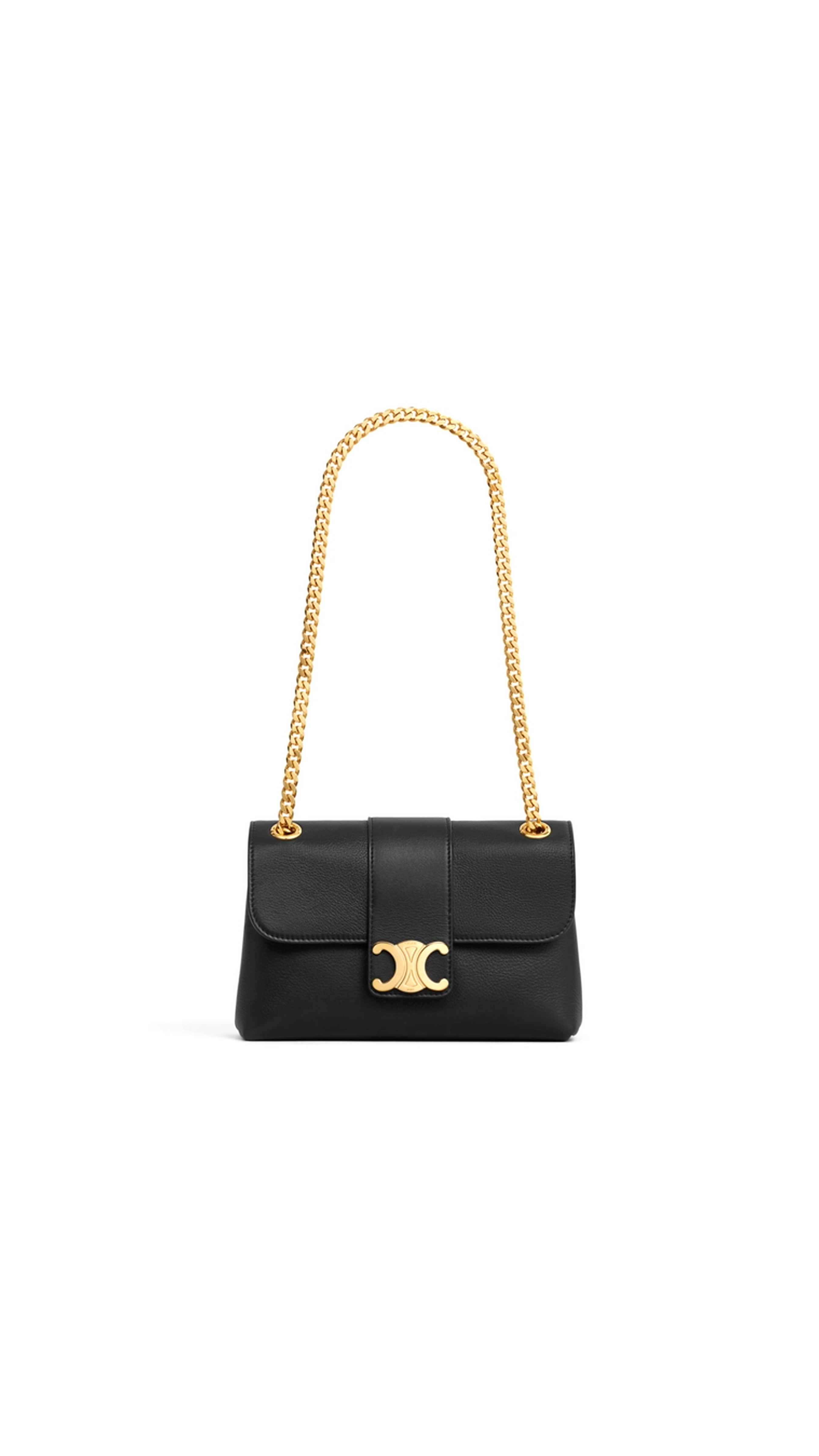 Teen Victoire Bag in Supple Calfskin - Black