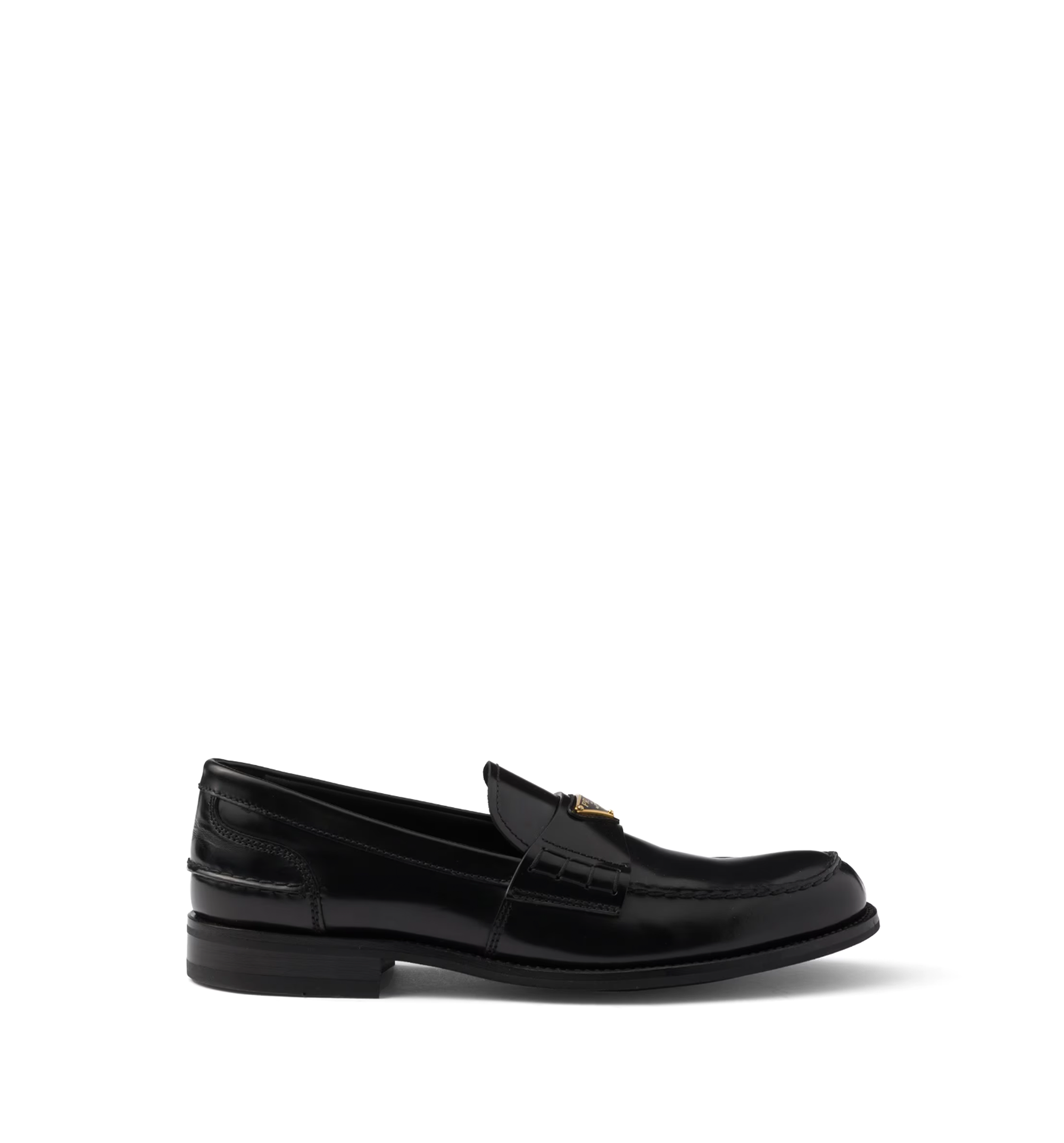 Brushed Leather Loafers