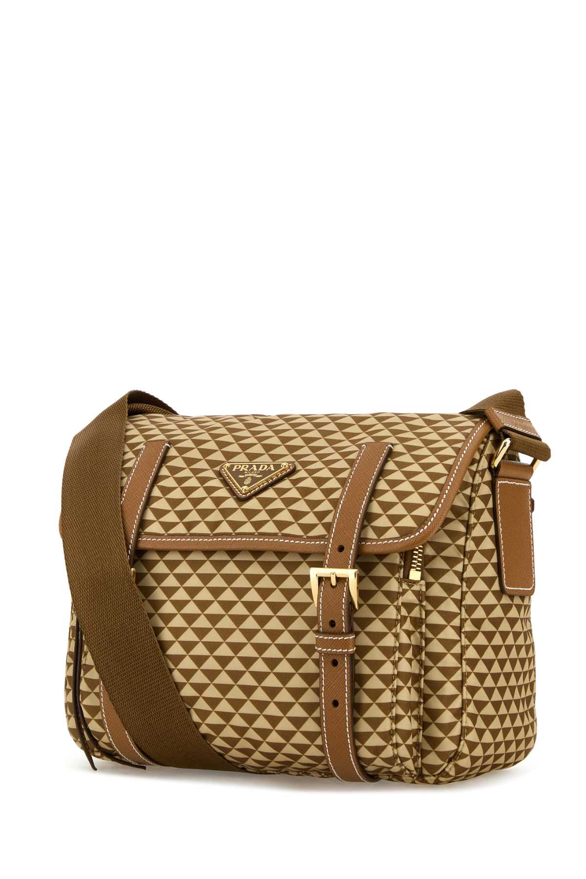 Re-Nylon Foldover Top Crossbody Bag