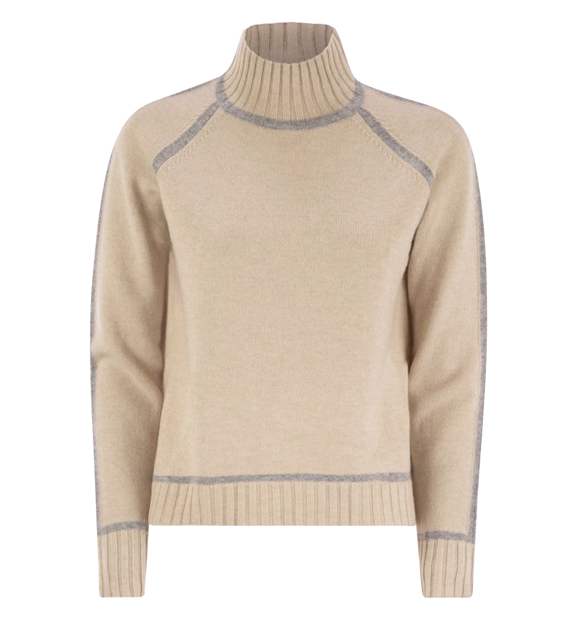 Pescara Wool & Cashmere Turtleneck Sweater