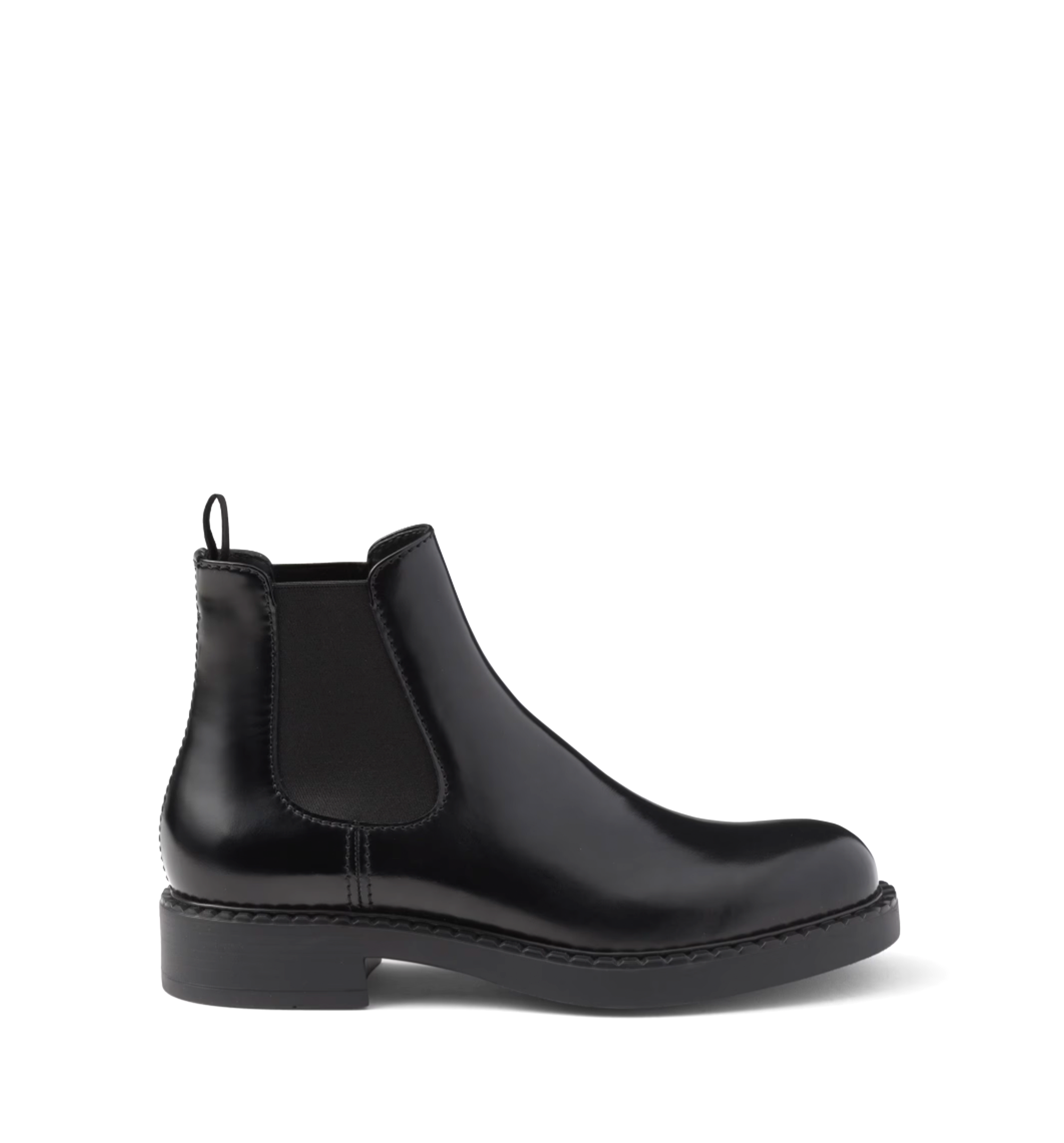 Brushed Leather Chelsea Boots