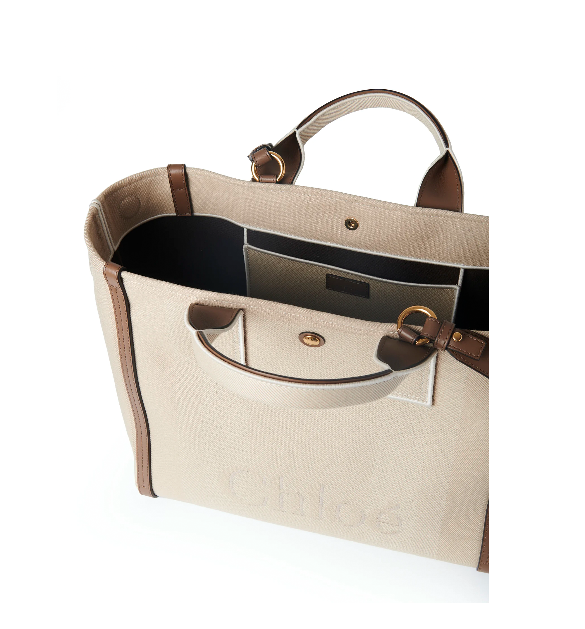 Chloé Carry Tote Bag in Canvas