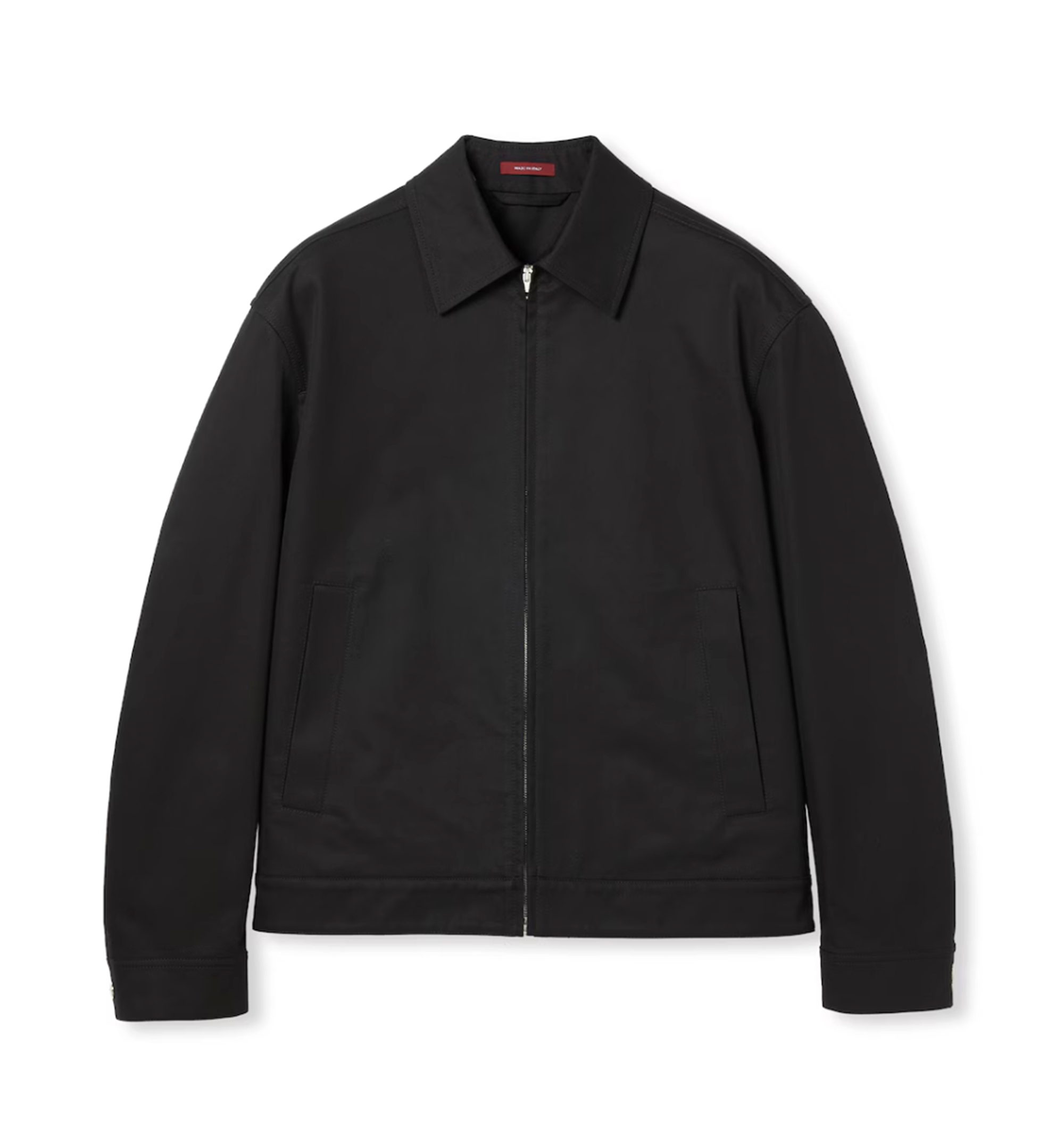 Cotton Twill Jacket with Web Detail