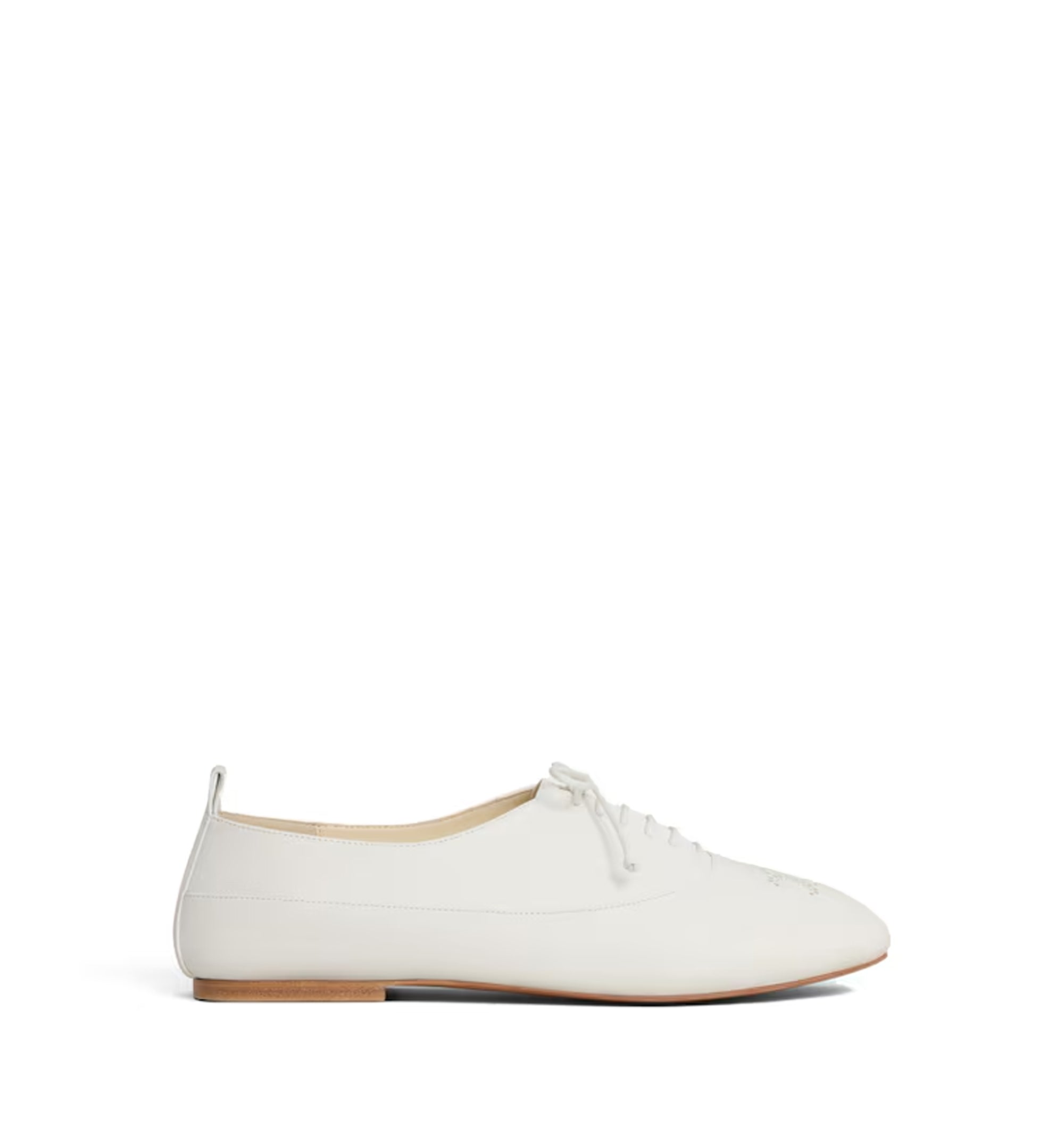 Lise Perforated Triomphe Richelieu In Lambskin