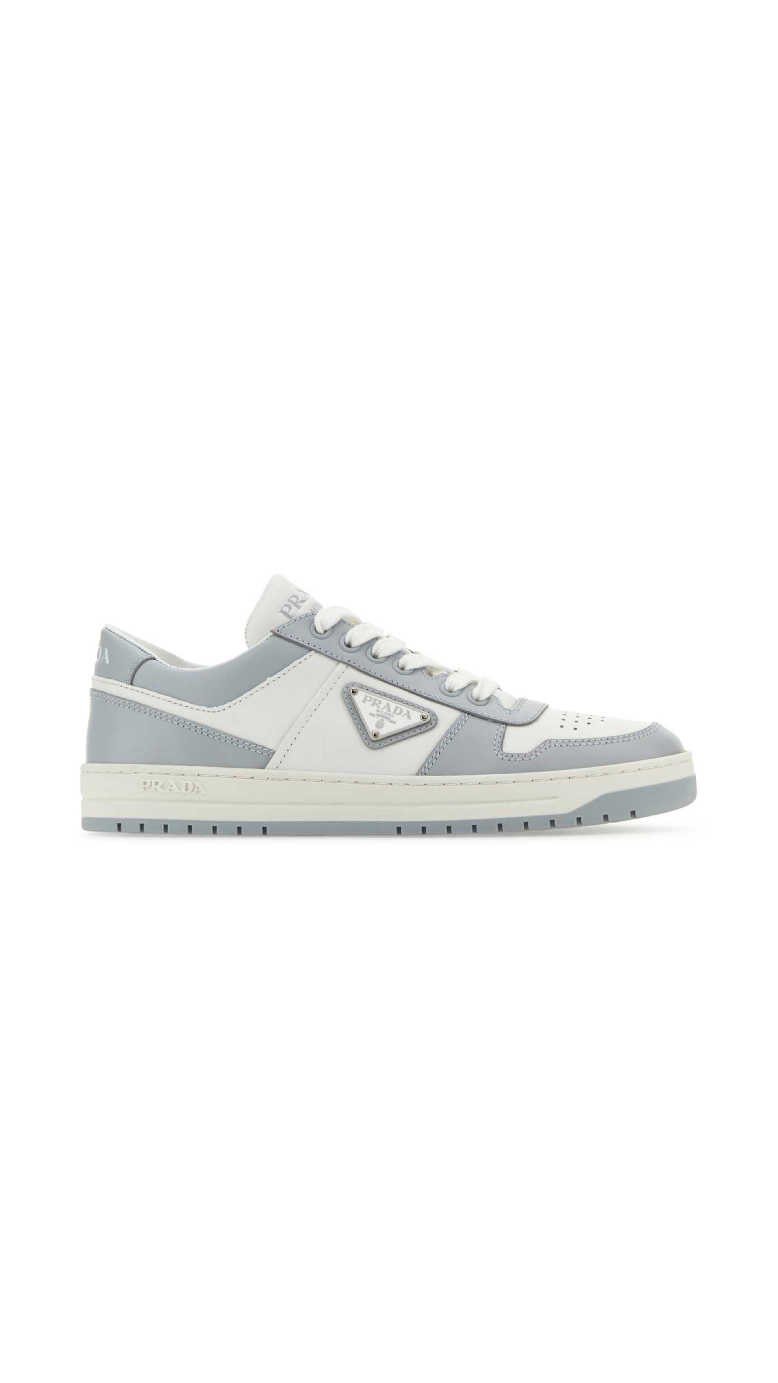 Downtown Leather Sneakers - White/Grey