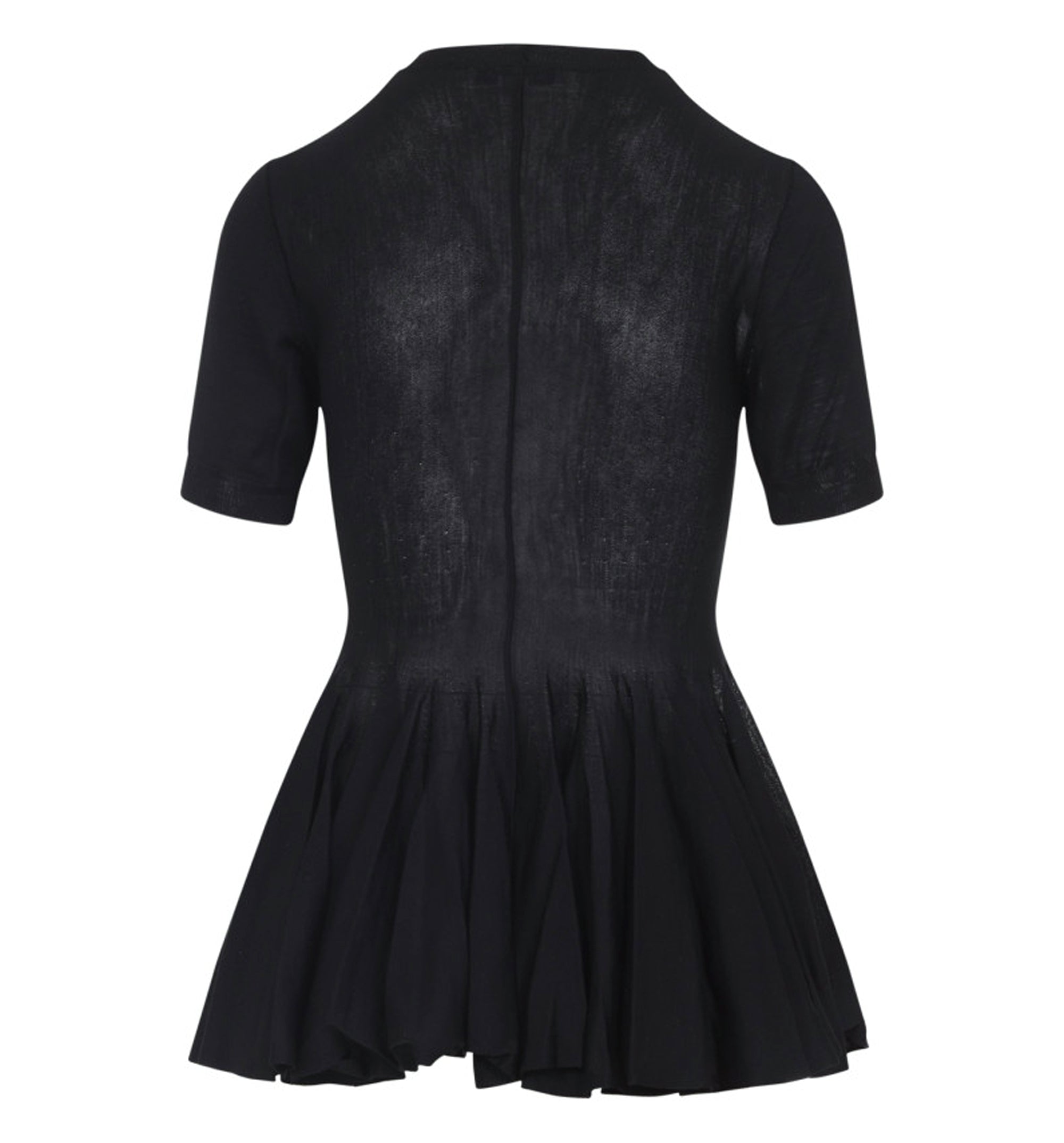 Wool Merino Peplum Top