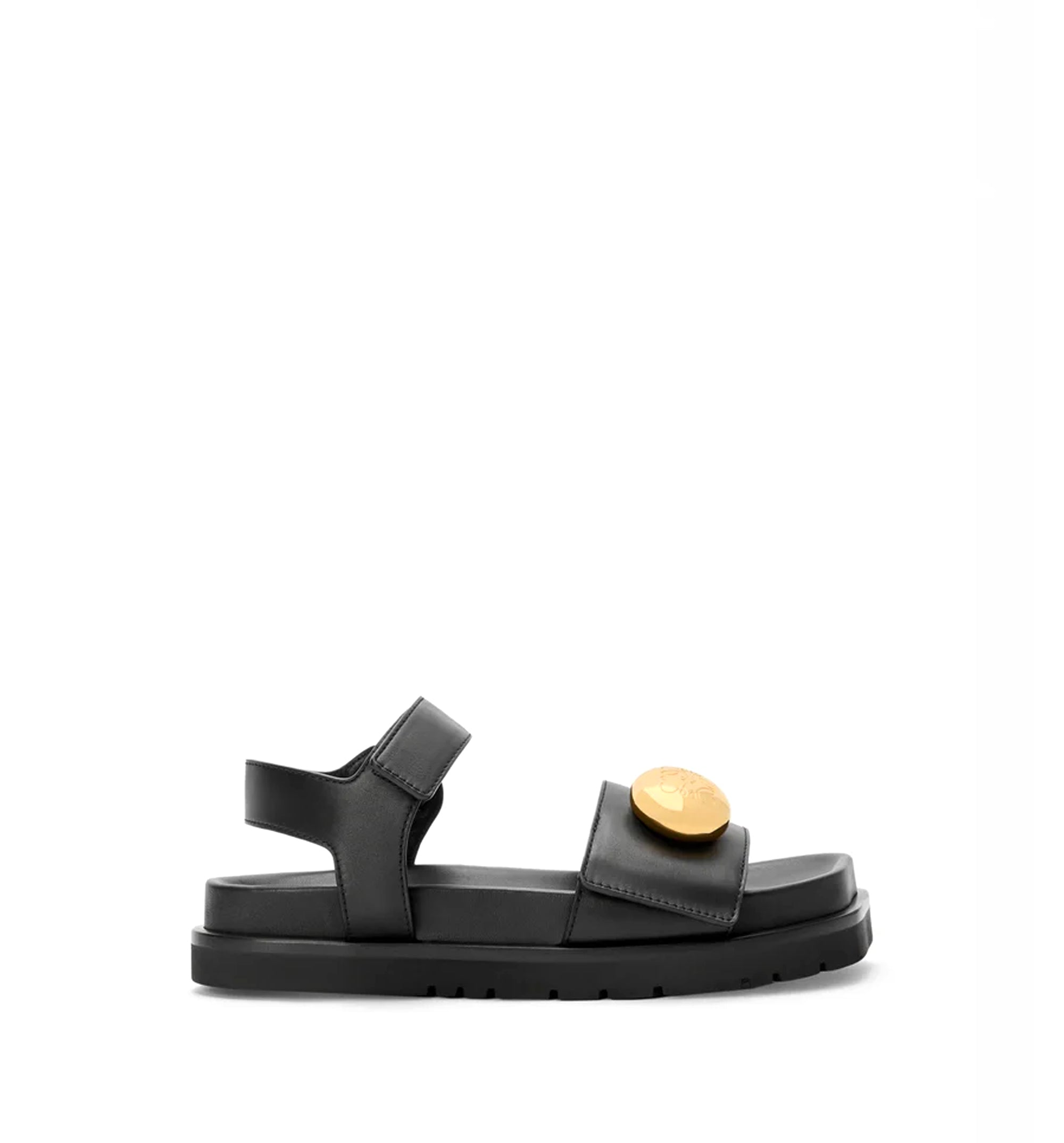 Pebble Fussbett Sandal in Soft Calfskin