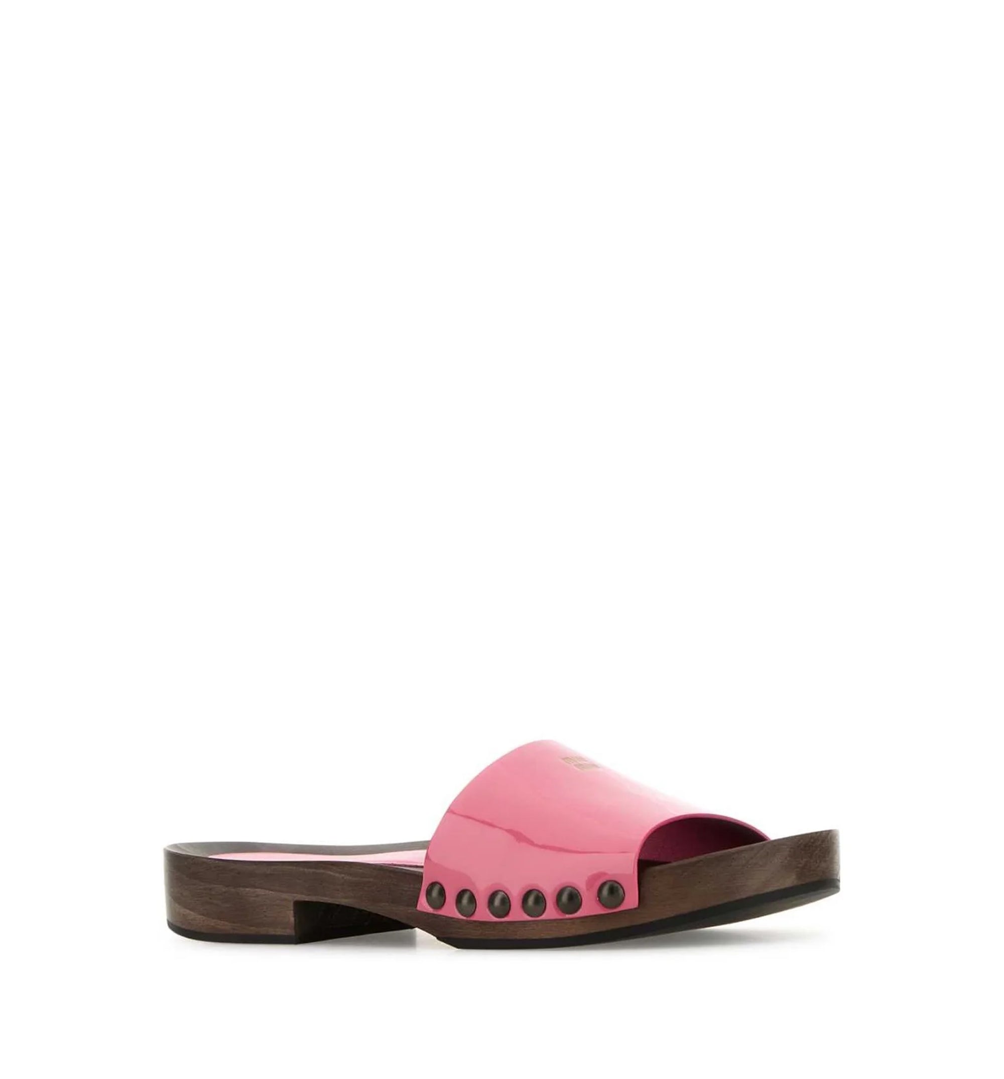 Miu Miu Logo-Printed Slides