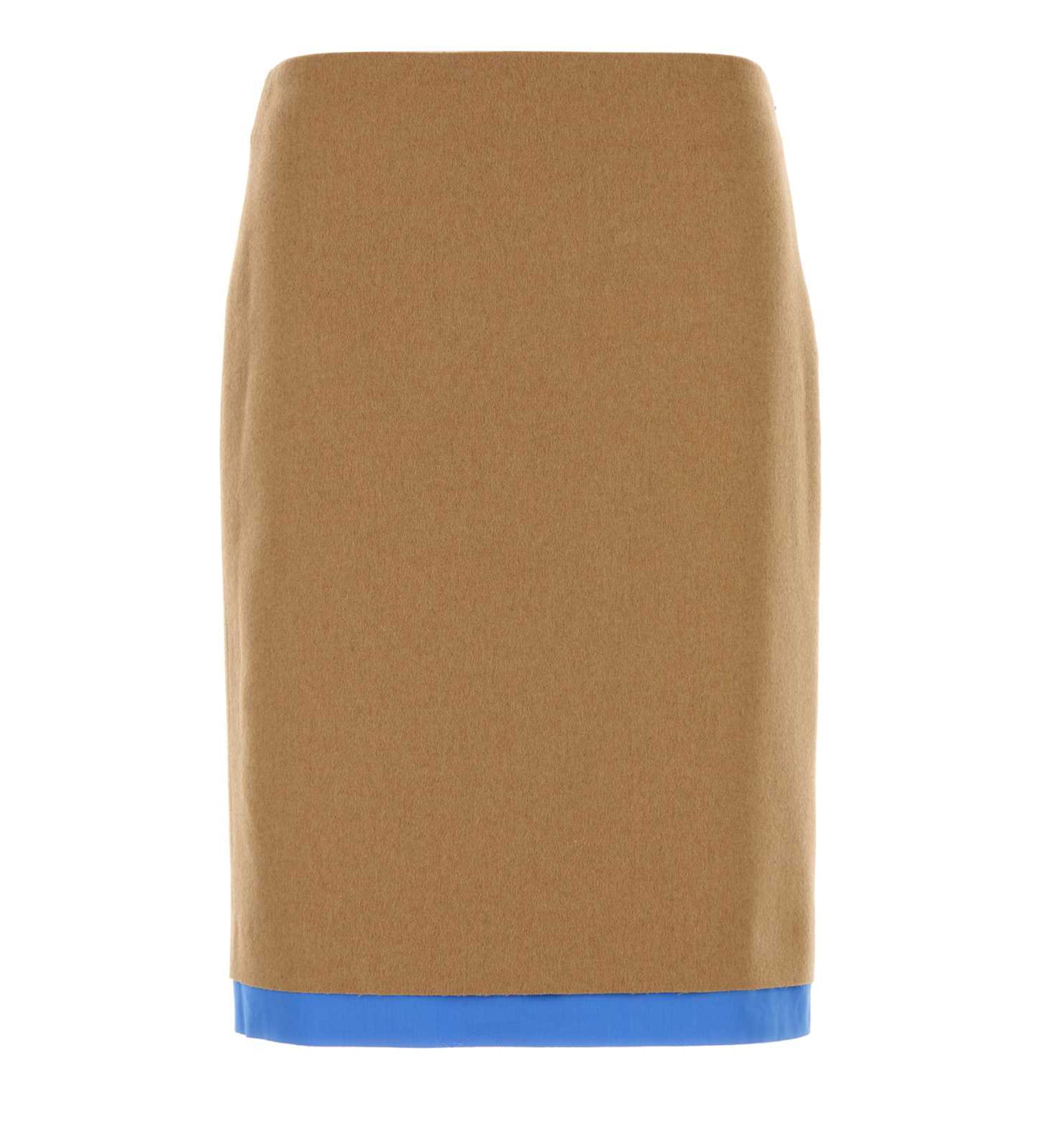 Camel-hair Midi-skirt
