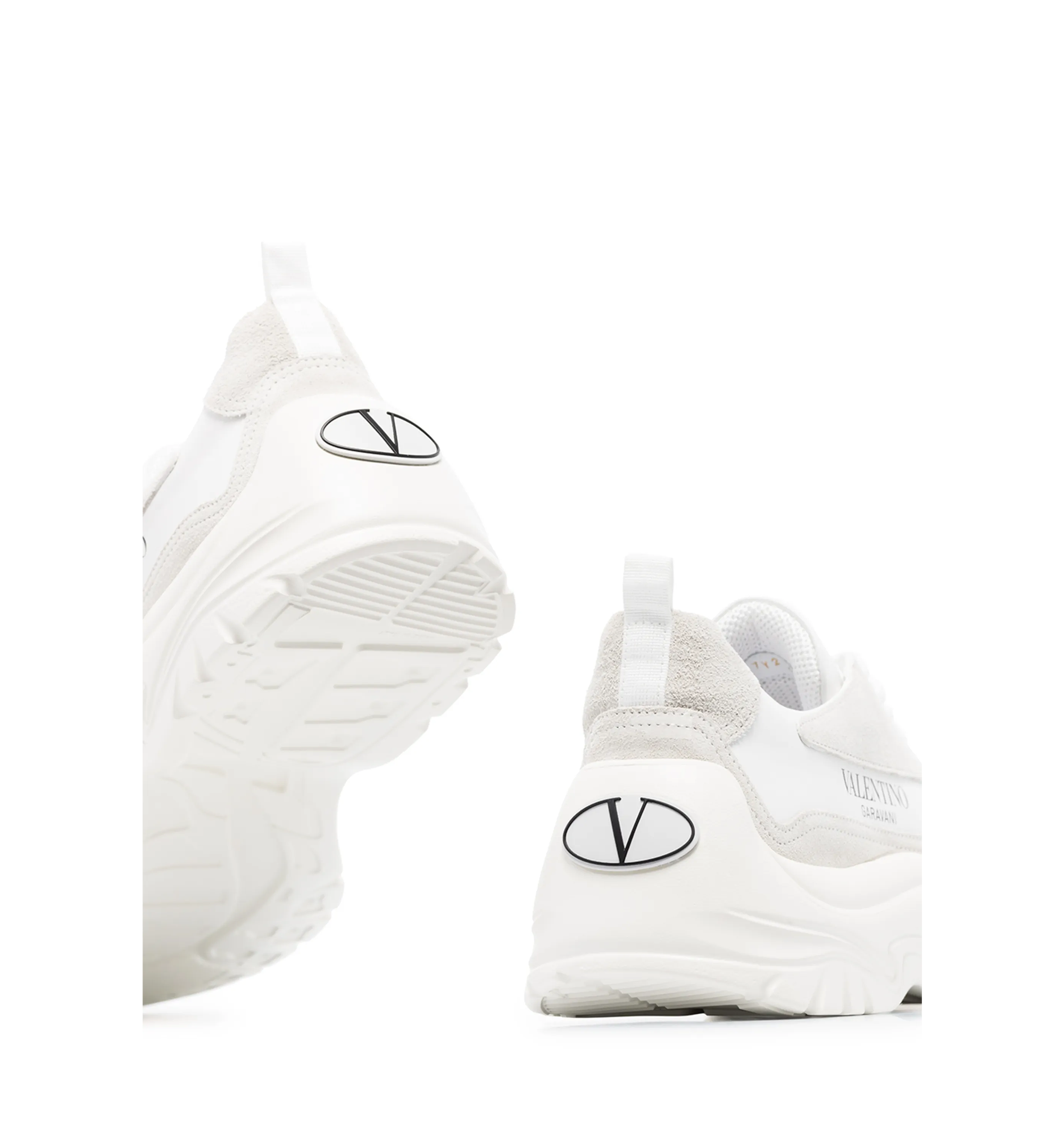 Gumboy Low-top Sneakers in Suede and Calfskin