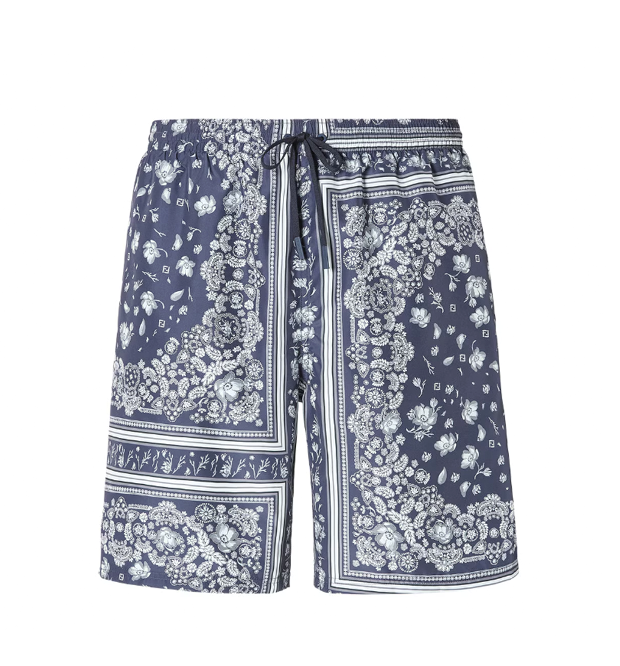 Printed Nylon Swim Shorts