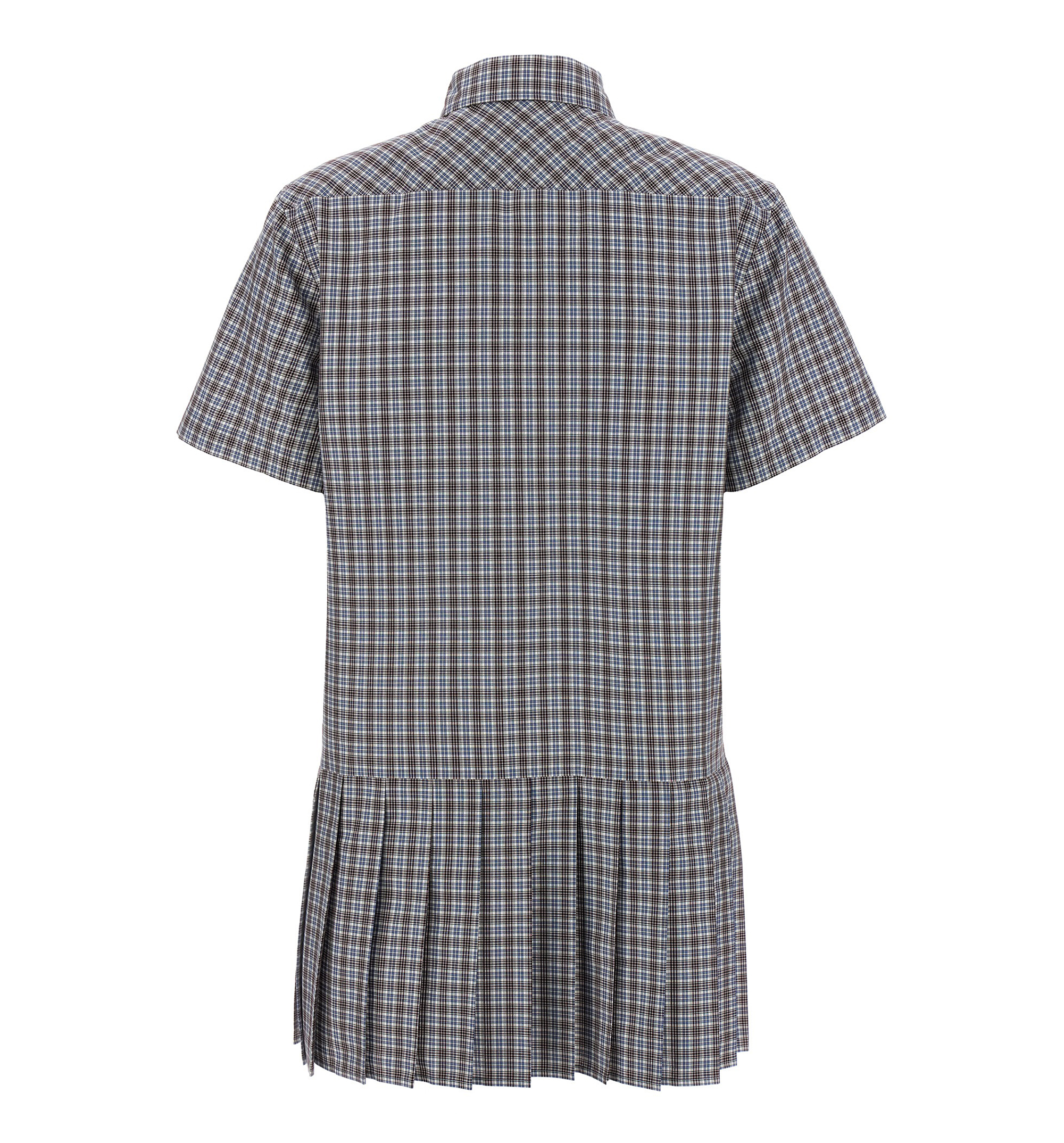 Slubbed Poplin Mini-dress