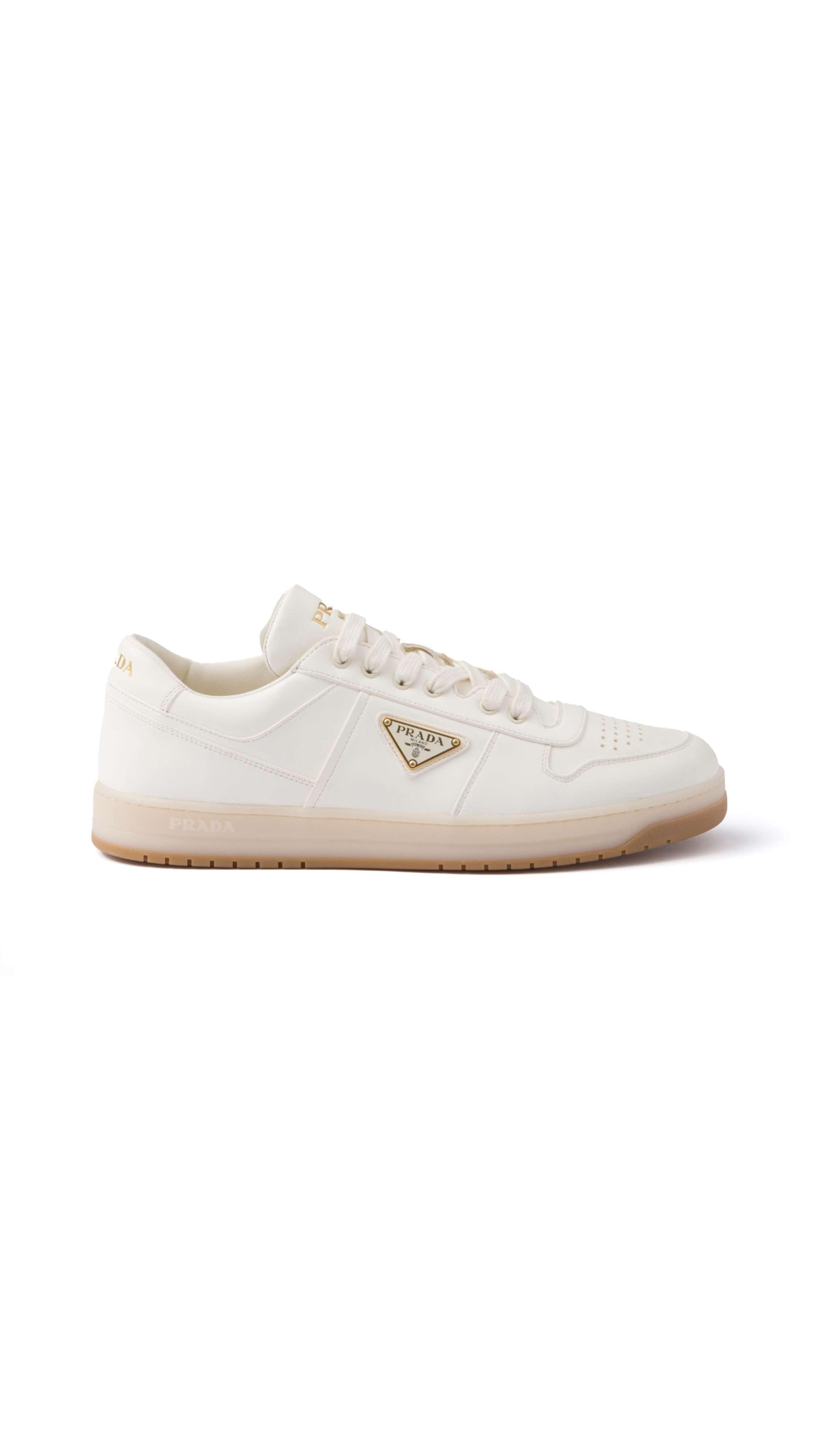 Downtown Nappa Leather Sneakers - Ivory