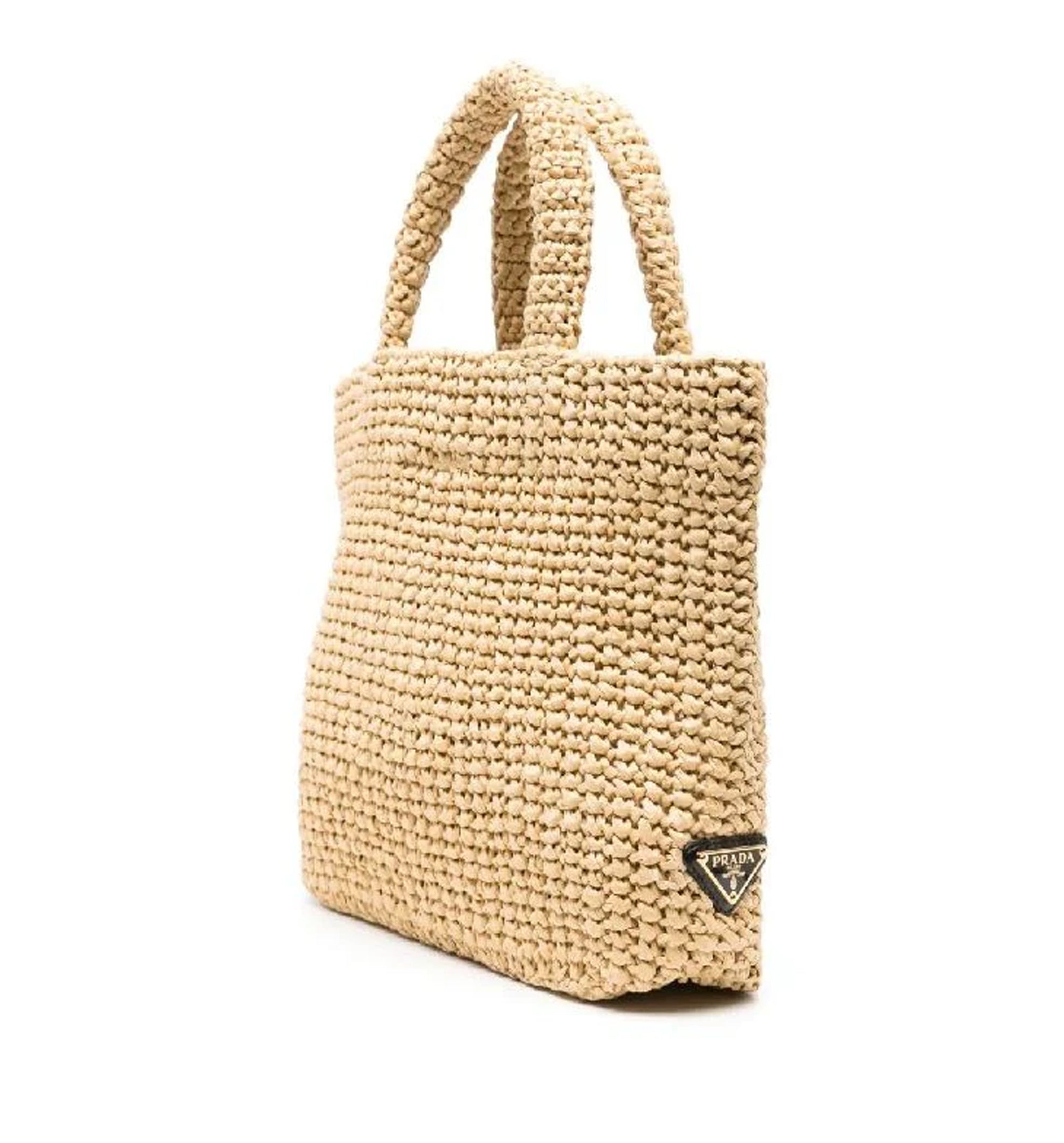 Small Crochet Tote Bag