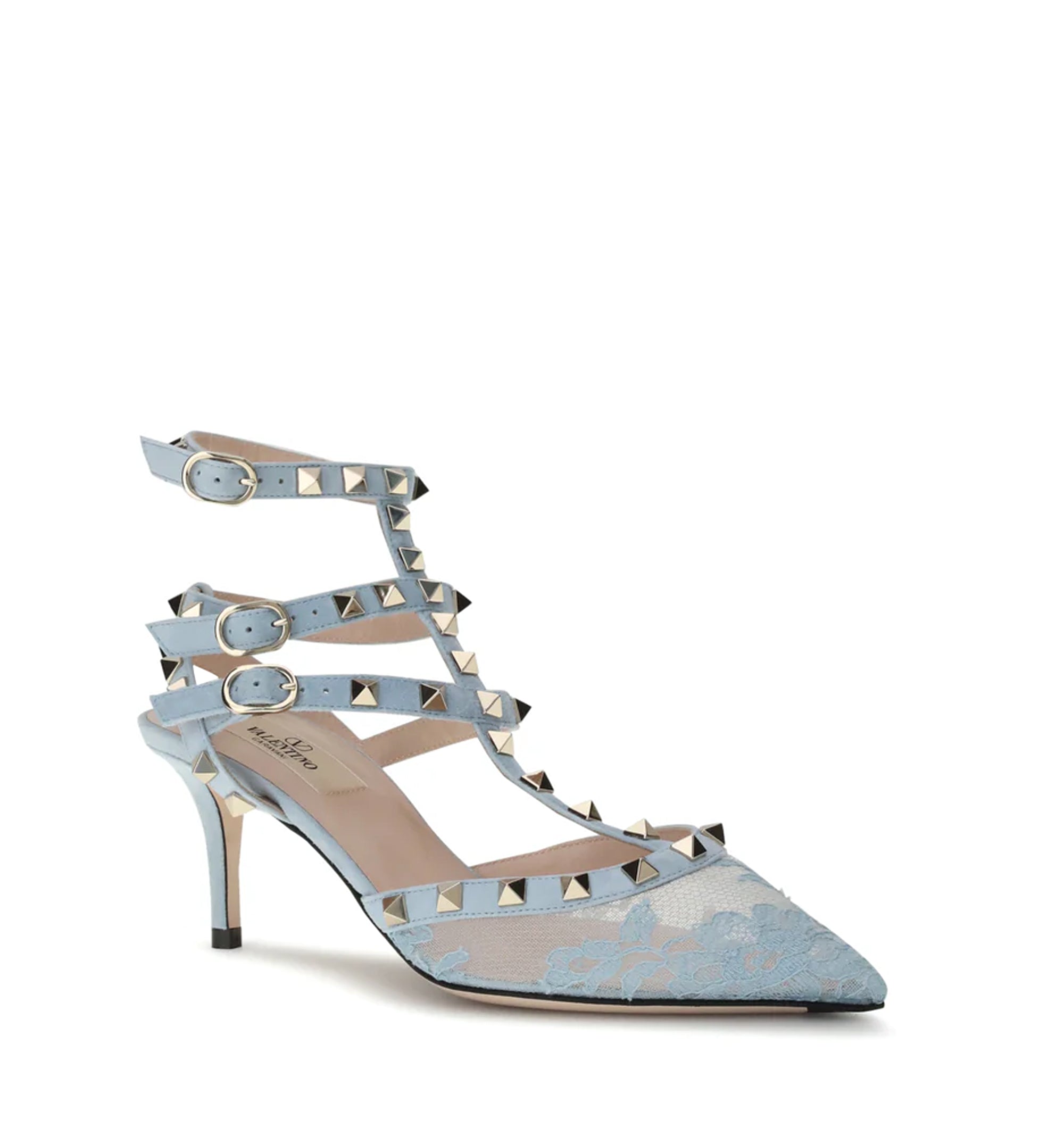 Rockstud Lace Pumps