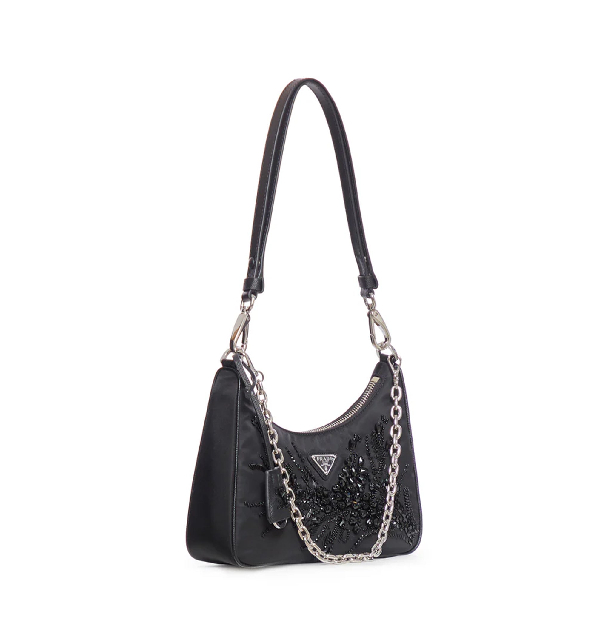 Re-nylon Mini Bag With Embroidery