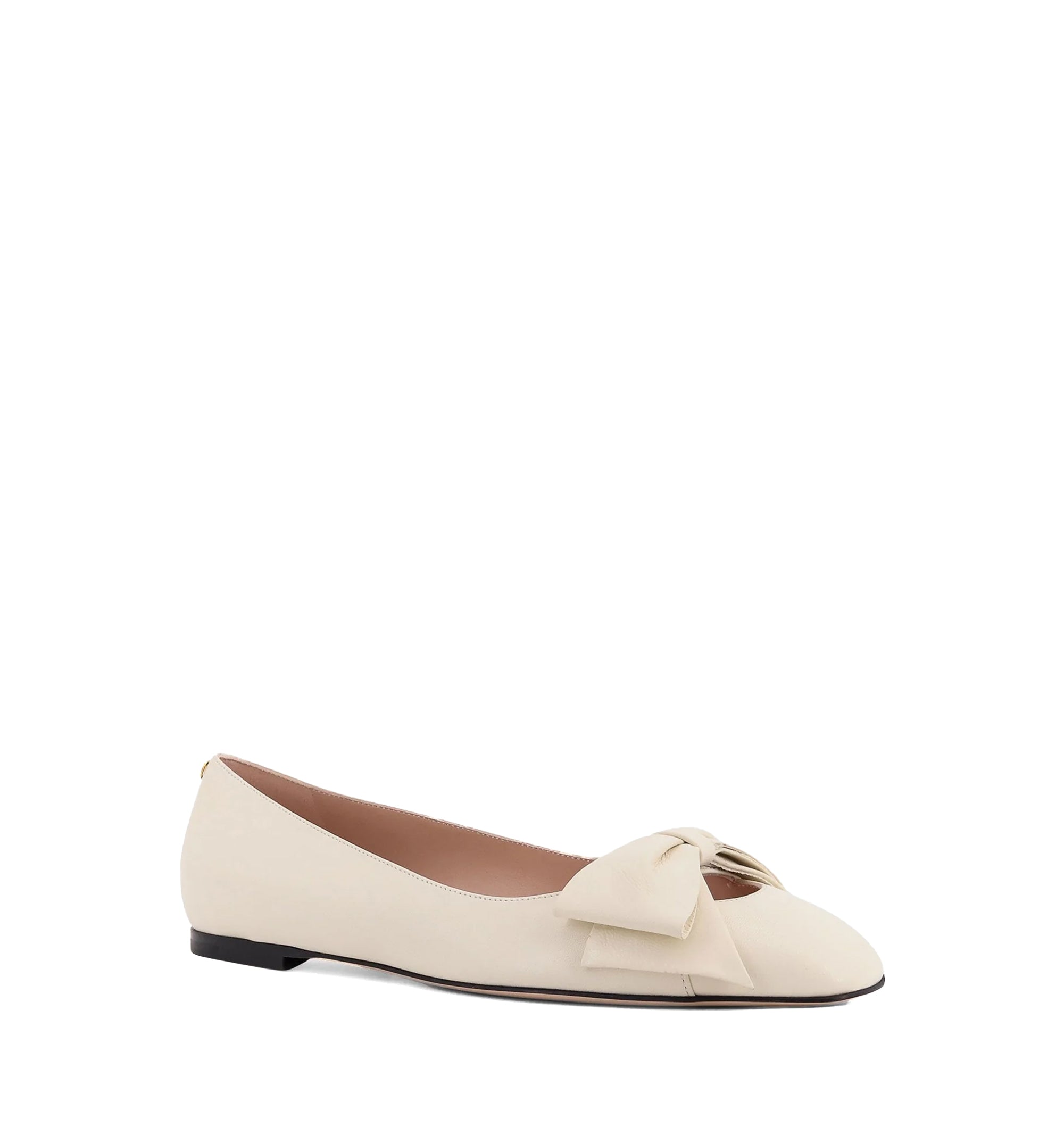 Bowow Round Toe Slip-On Ballet Flats